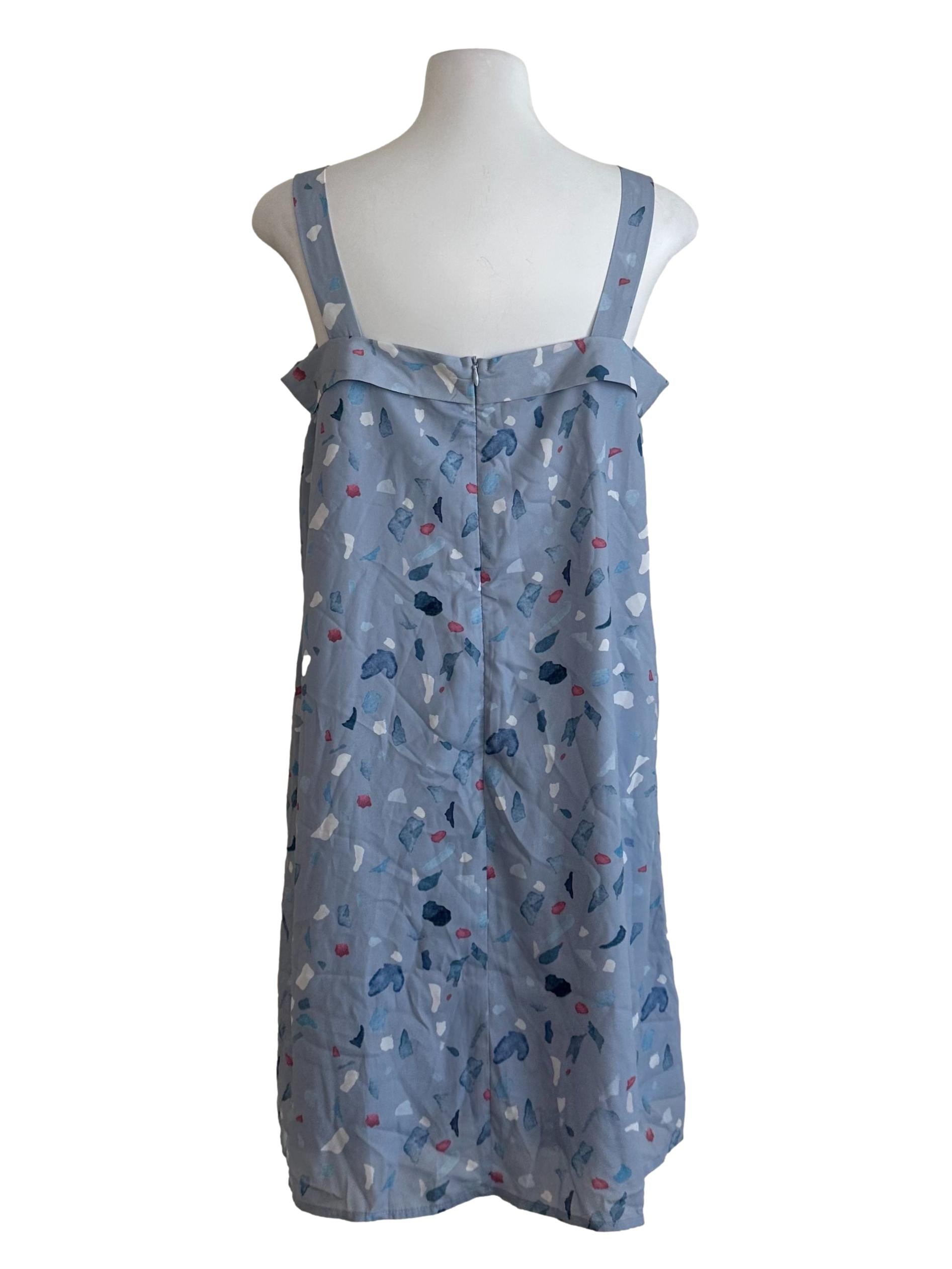 Violet Blue Pattern Dress