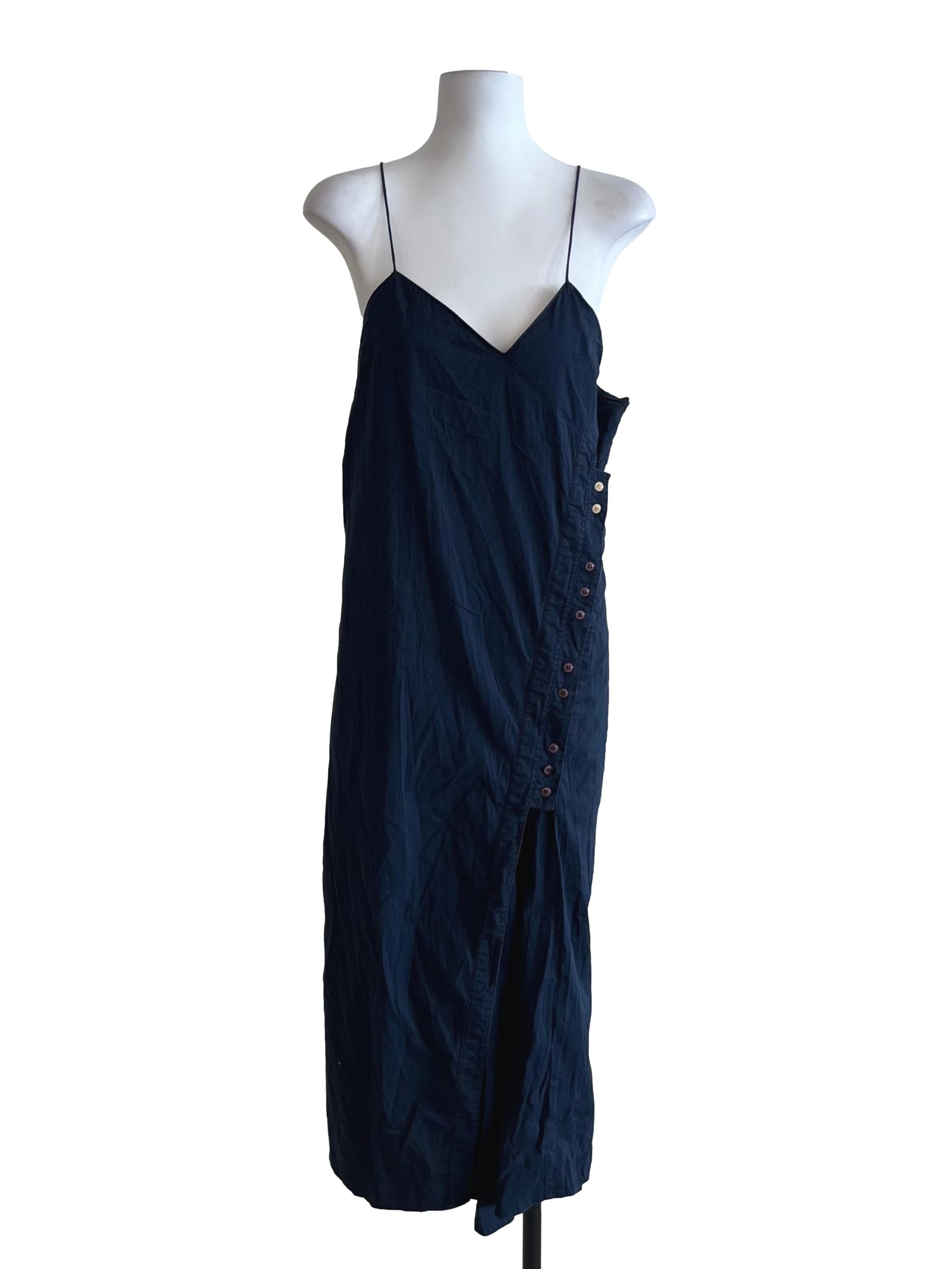 Peacock Blue Spaghetti Strap Shift Dress