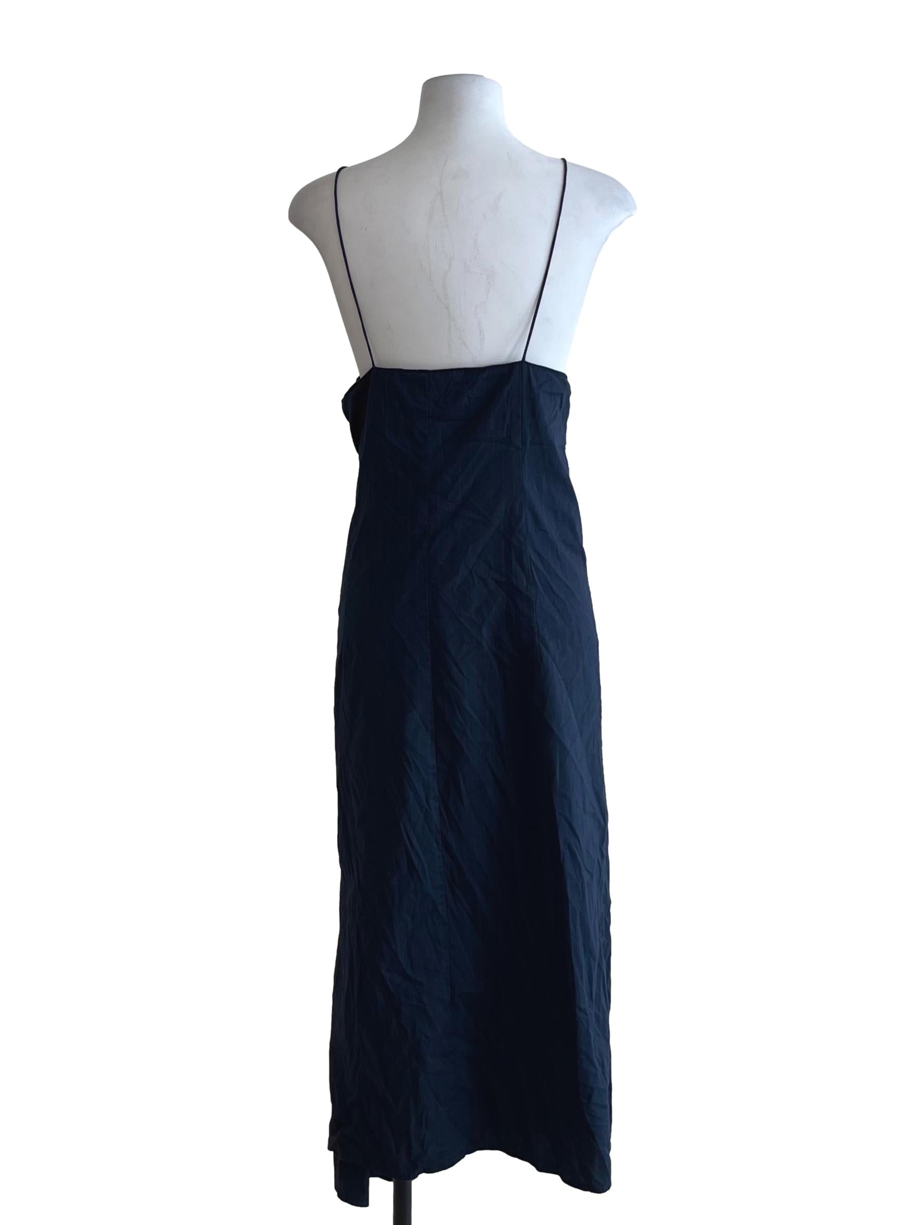 Peacock Blue Spaghetti Strap Shift Dress