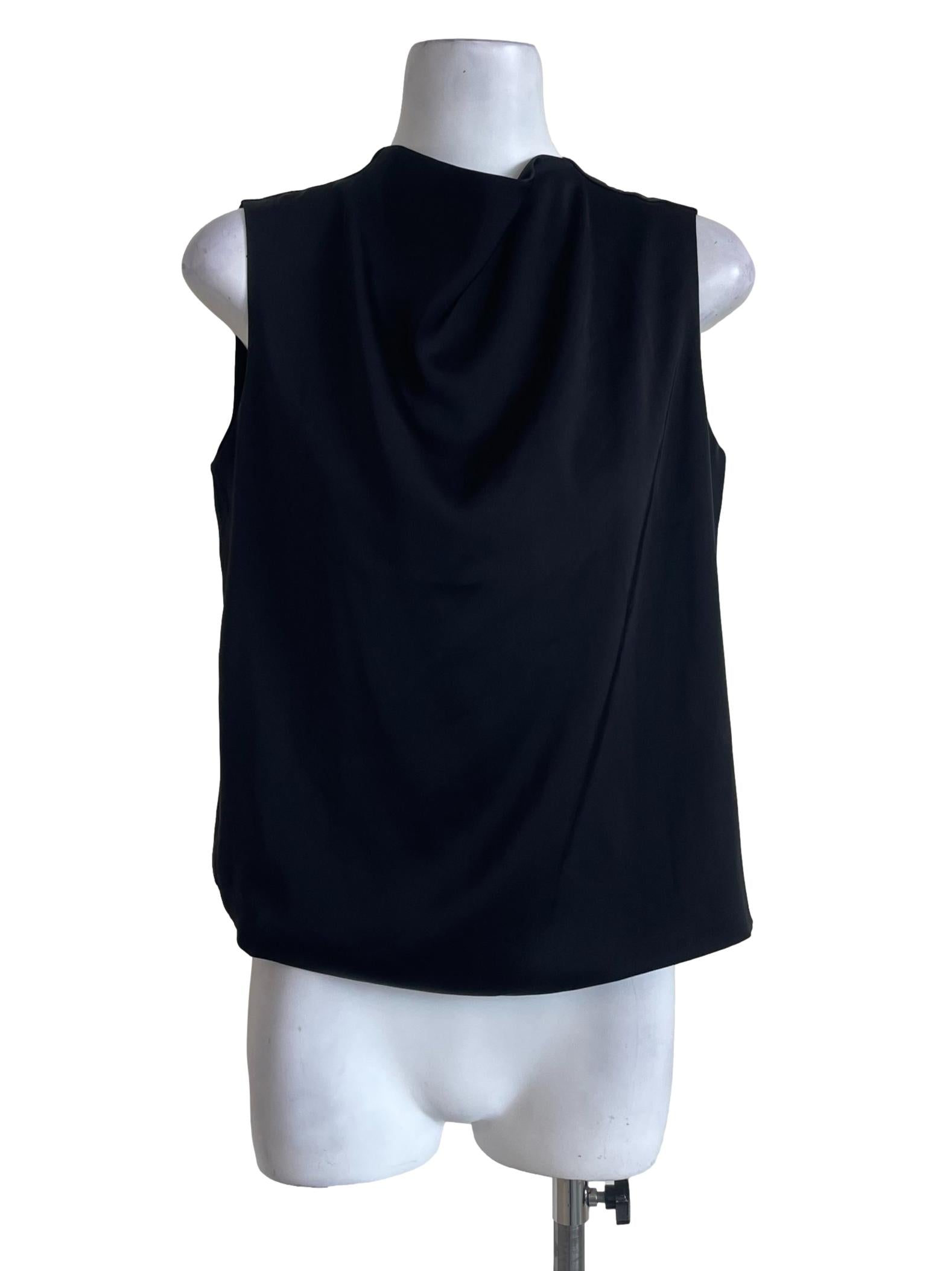 Black Flowy Blouse
