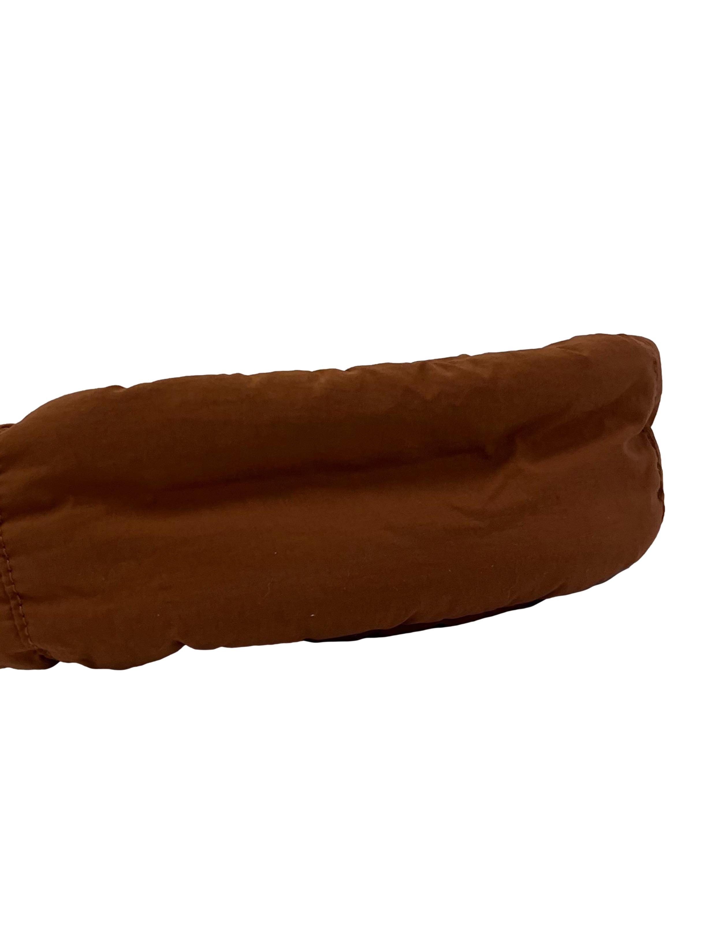 Pecan Brown Puffer Swing Bag