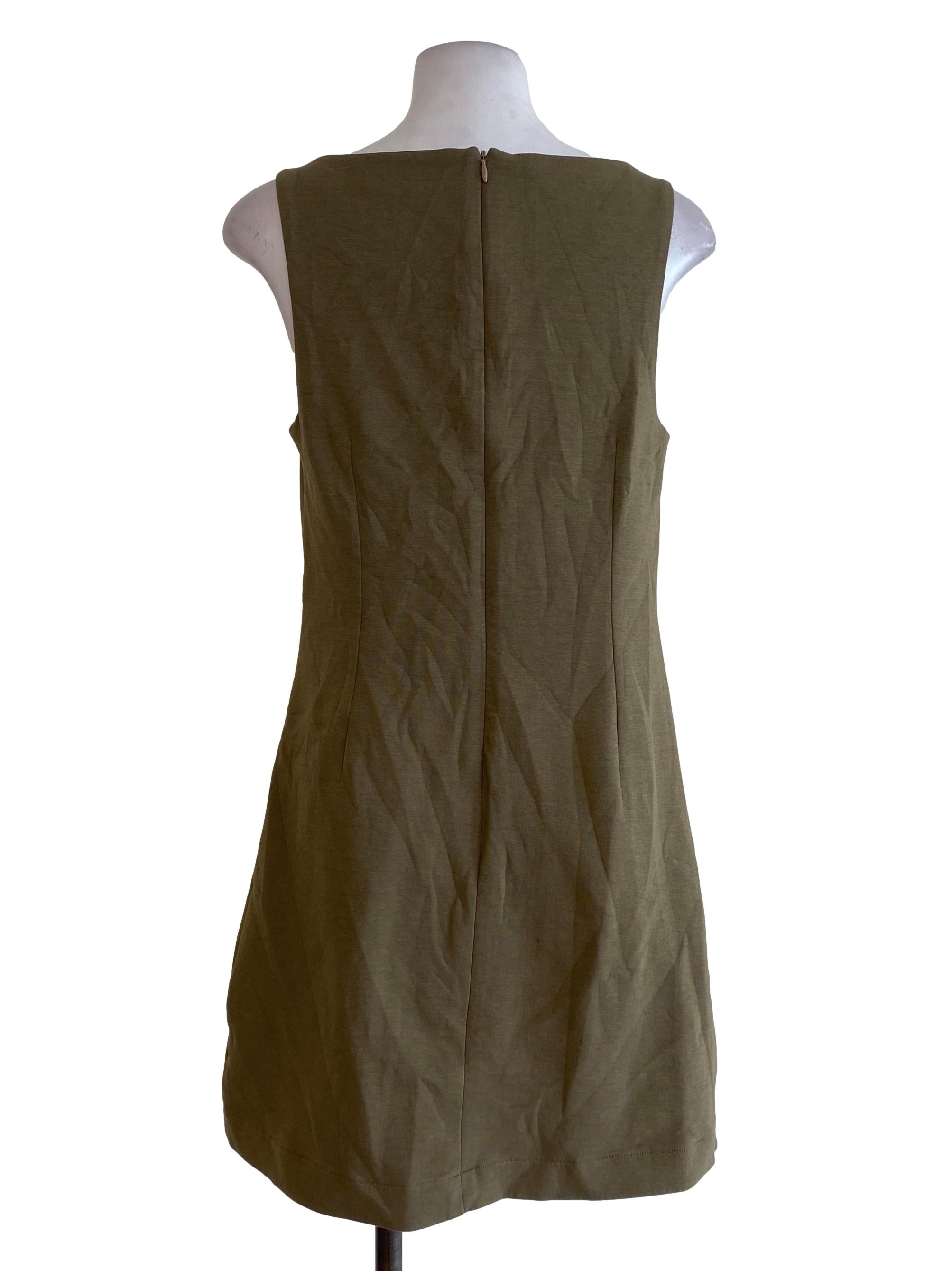 Army Green Shift Dress