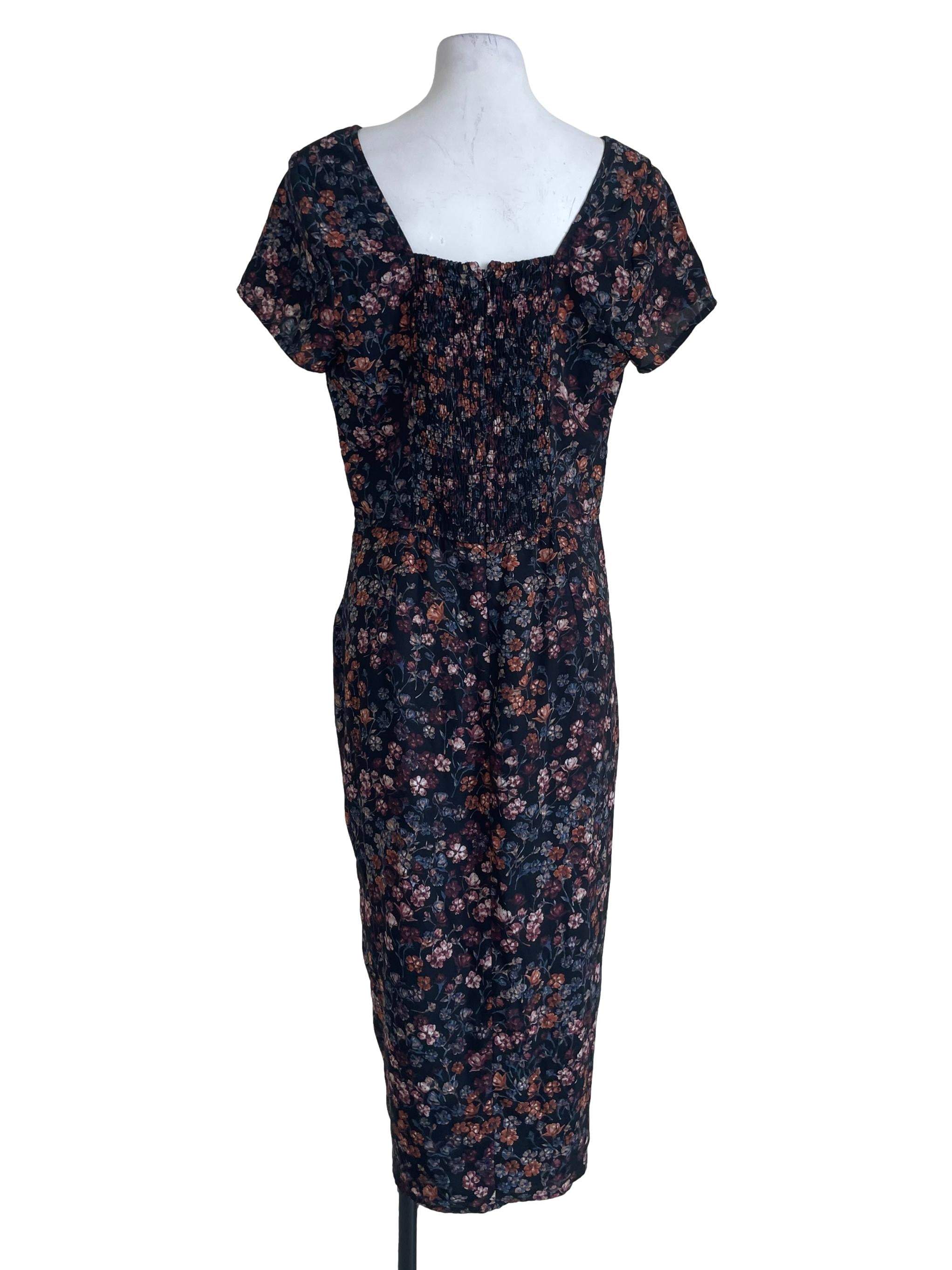 Black Floral Dress