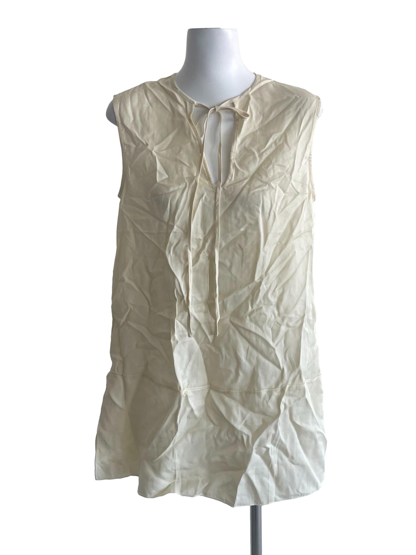 Buttermilk V Neckline Top