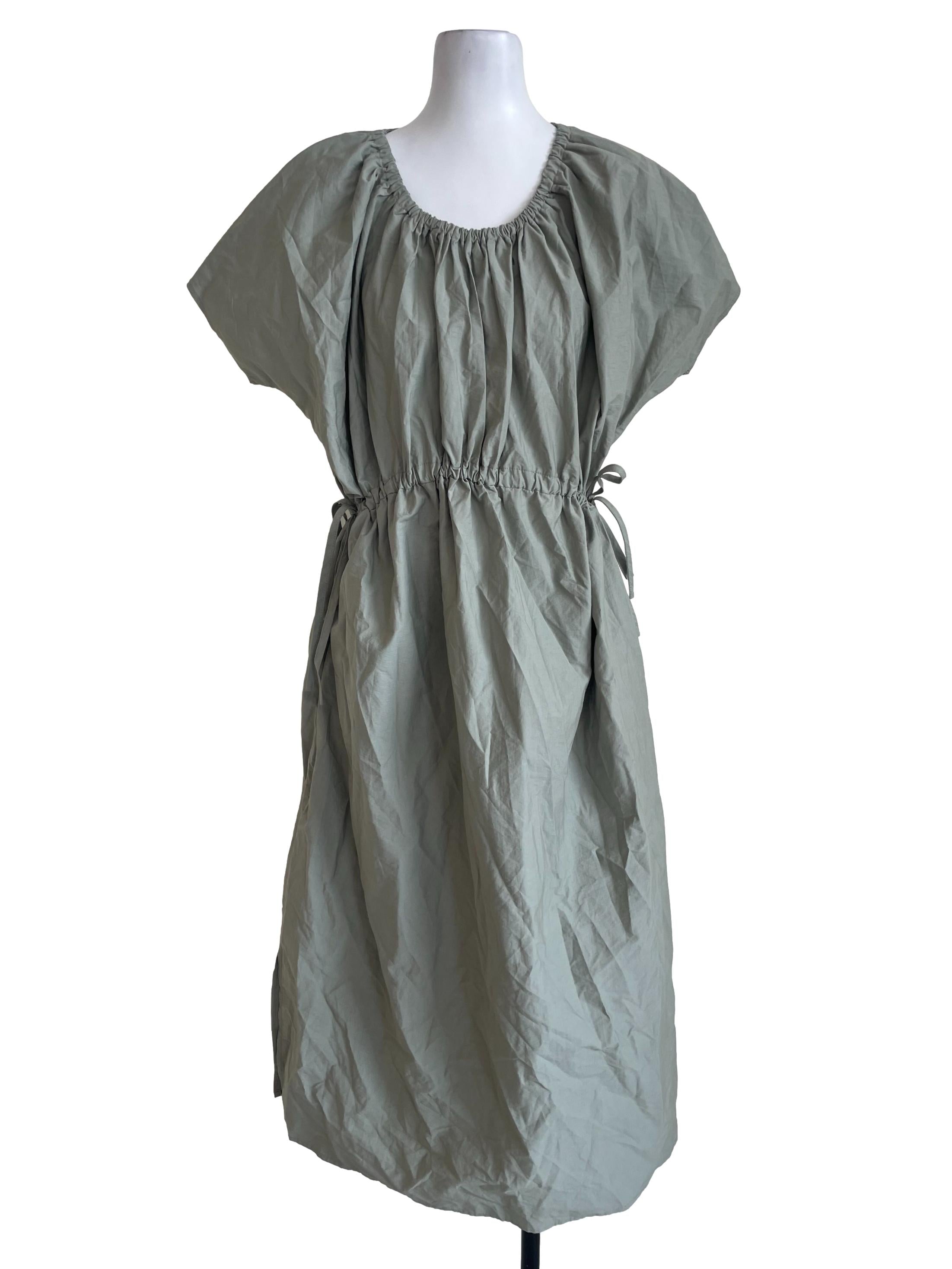 Fern Green Plain Dress