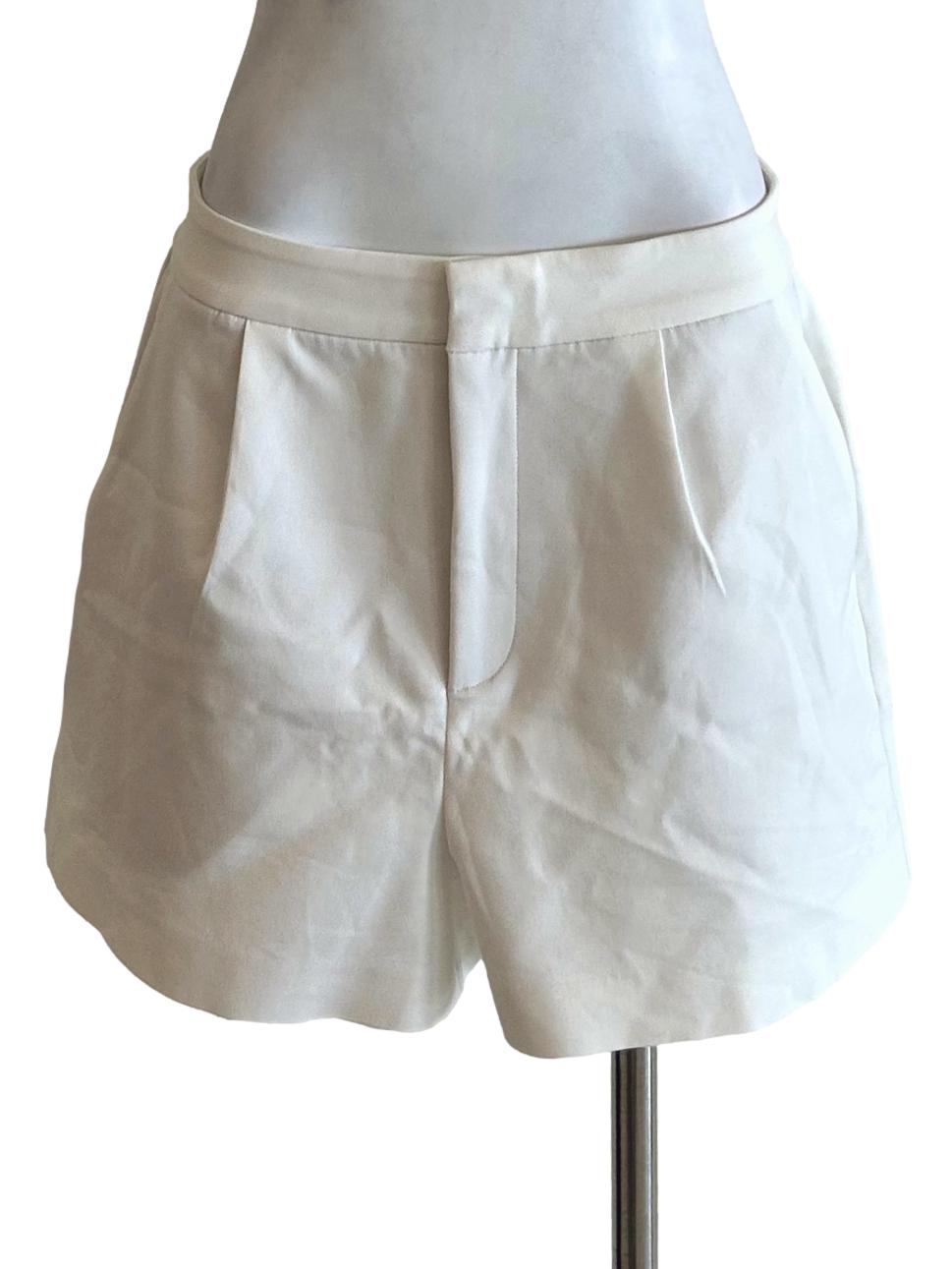 Daisy White A-Line Shorts LB