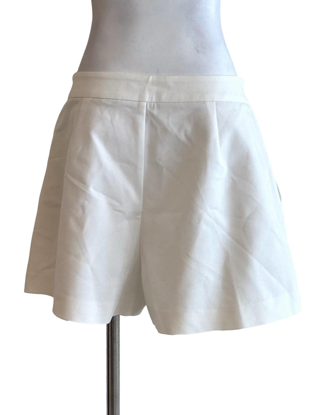 Daisy White A-Line Shorts LB