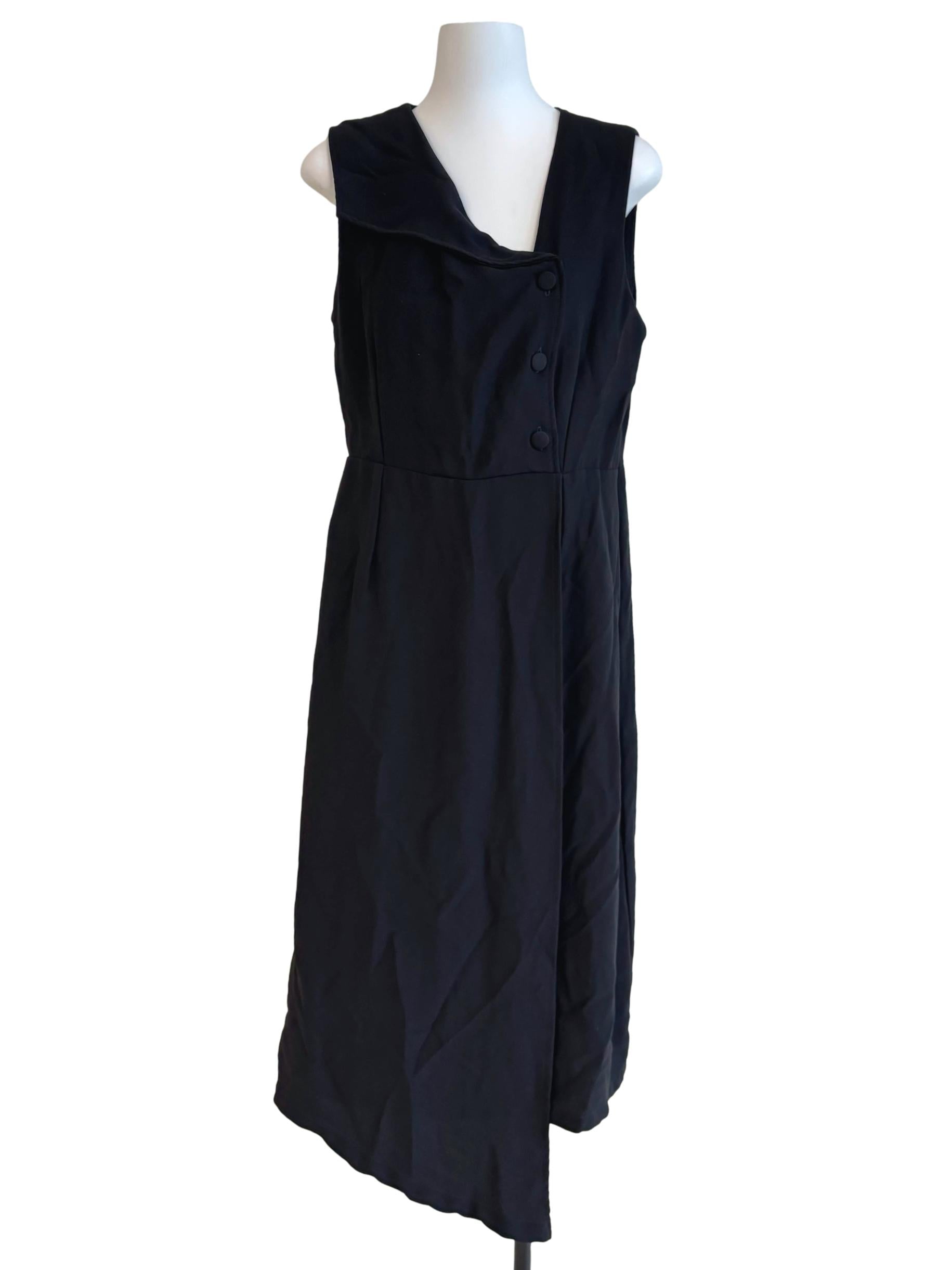 Parisian Black Sleeveless Dress