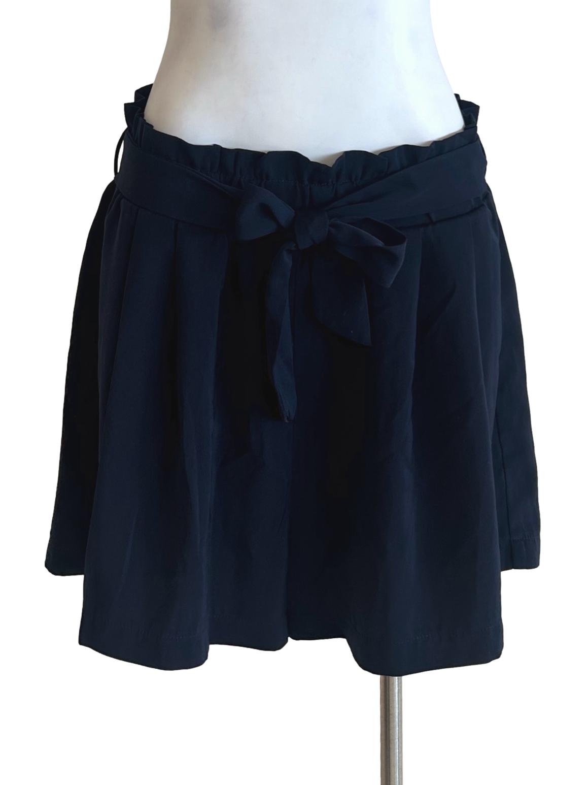 Indigo Belted Shorts