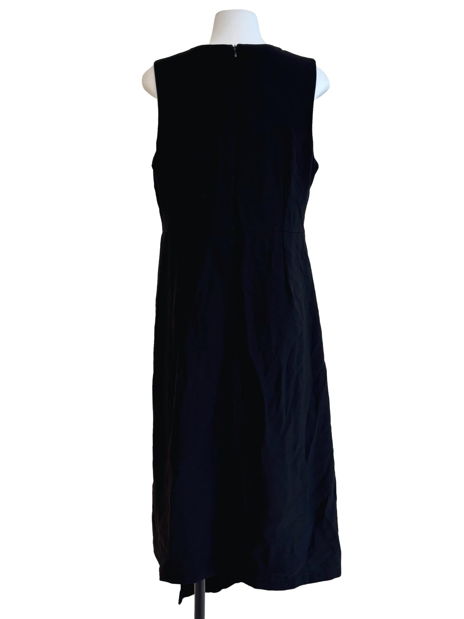 Parisian Black Sleeveless Dress