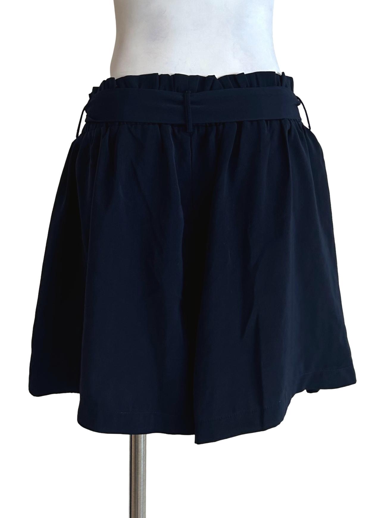 Indigo Belted Shorts