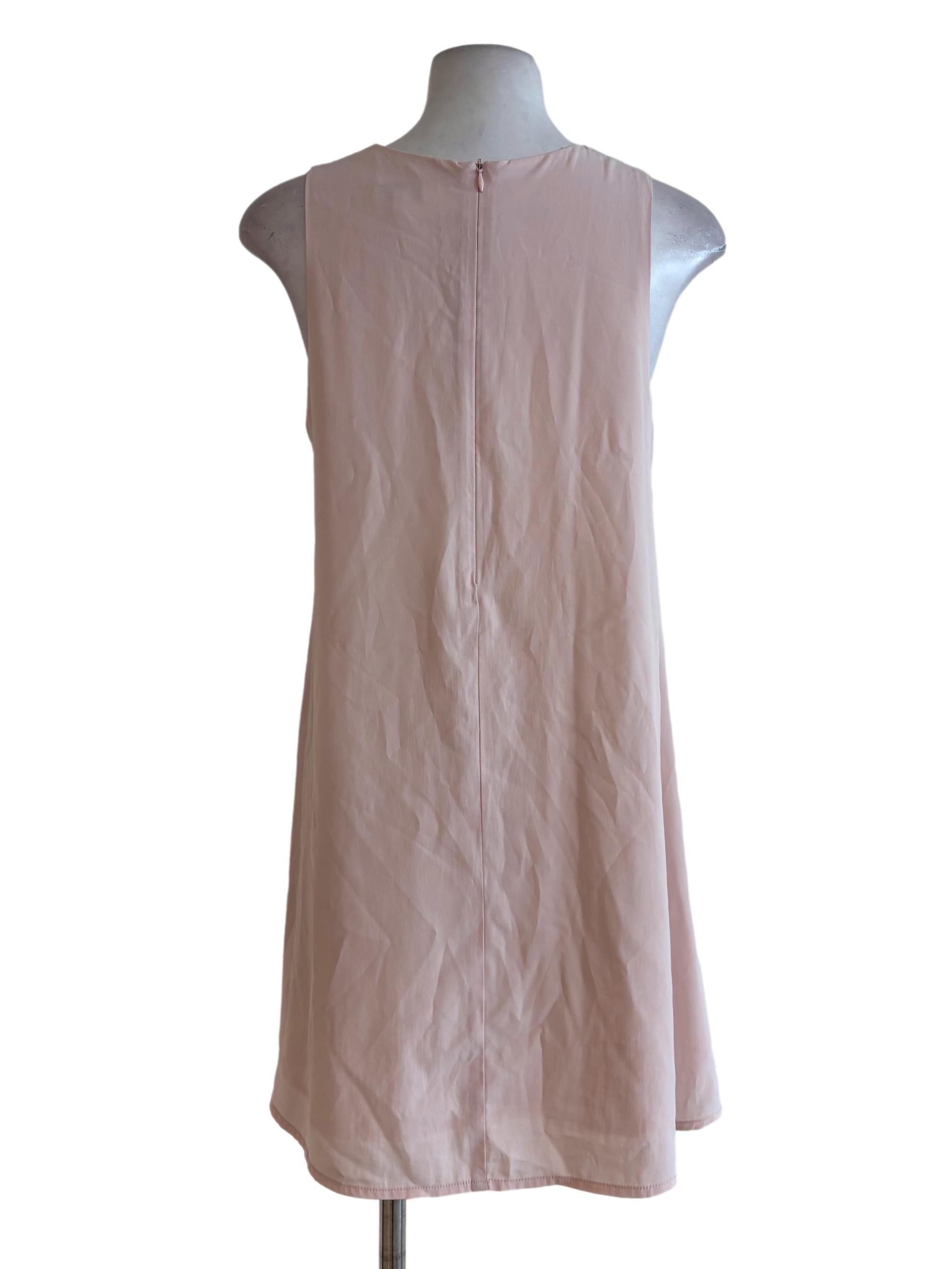 Pastel Pink Sleeveless Dress