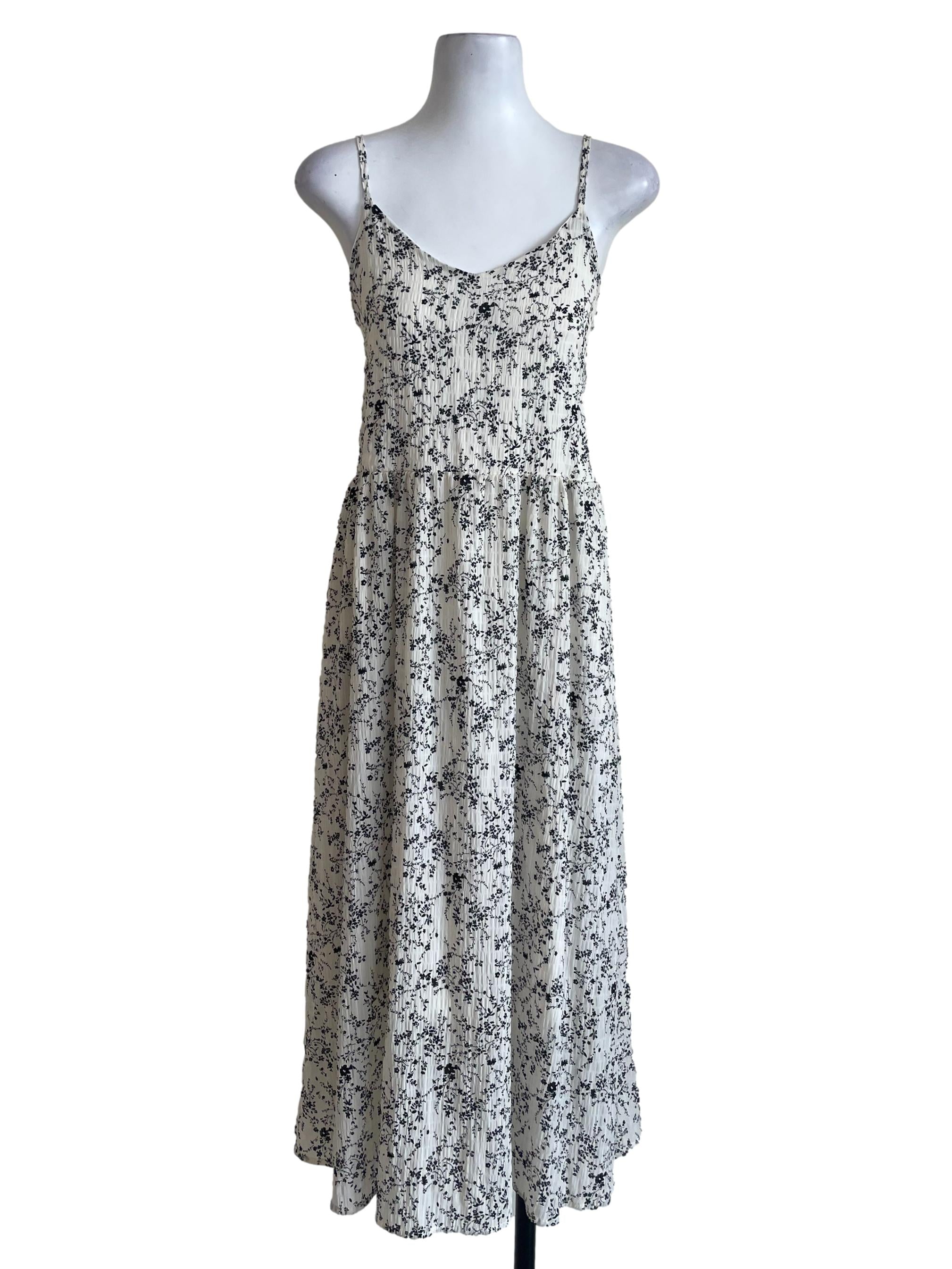 Ivory Floral Dress