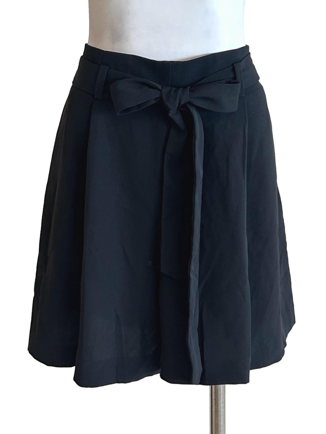 Off Black Belted Shorts