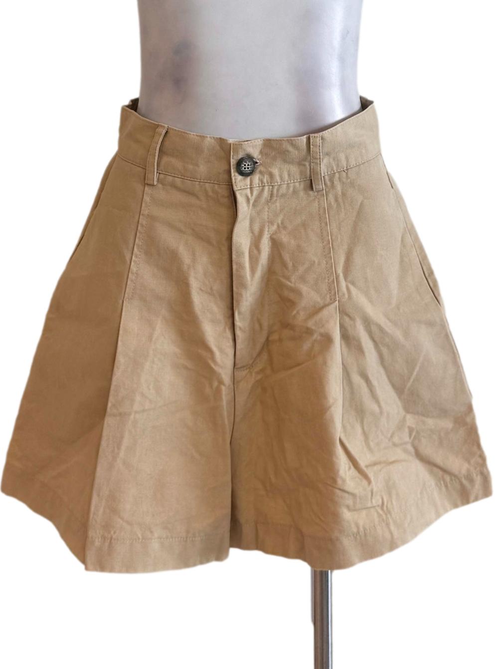 Latte Plain Shorts