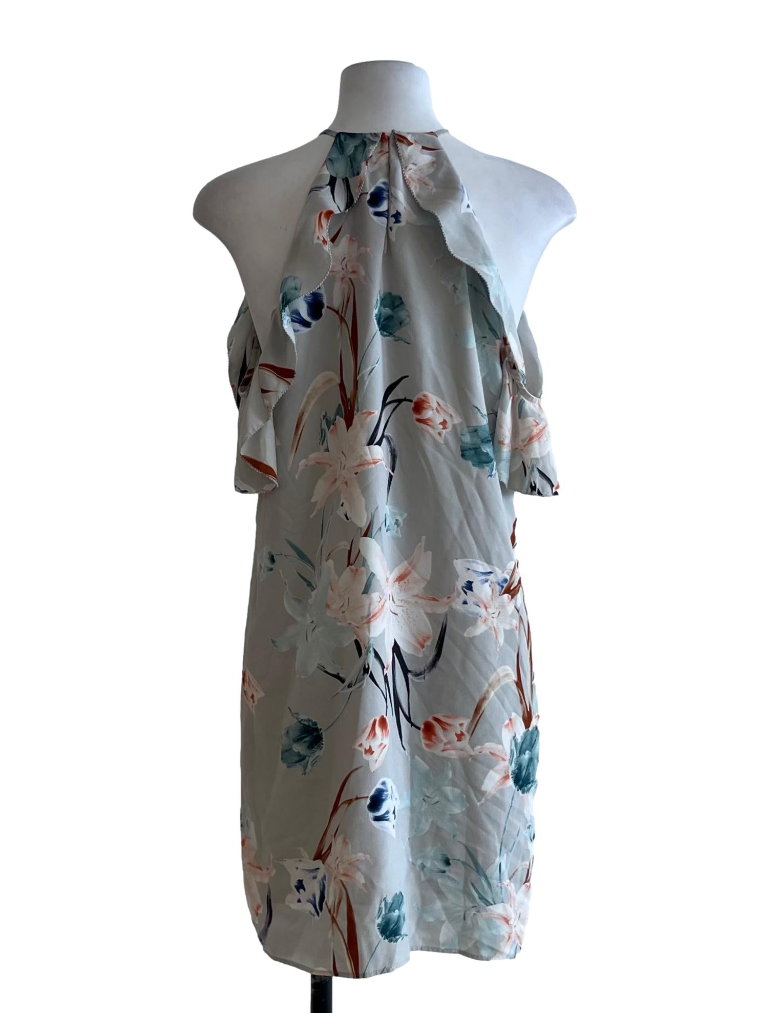 Stone Blue Floral Shift Dress