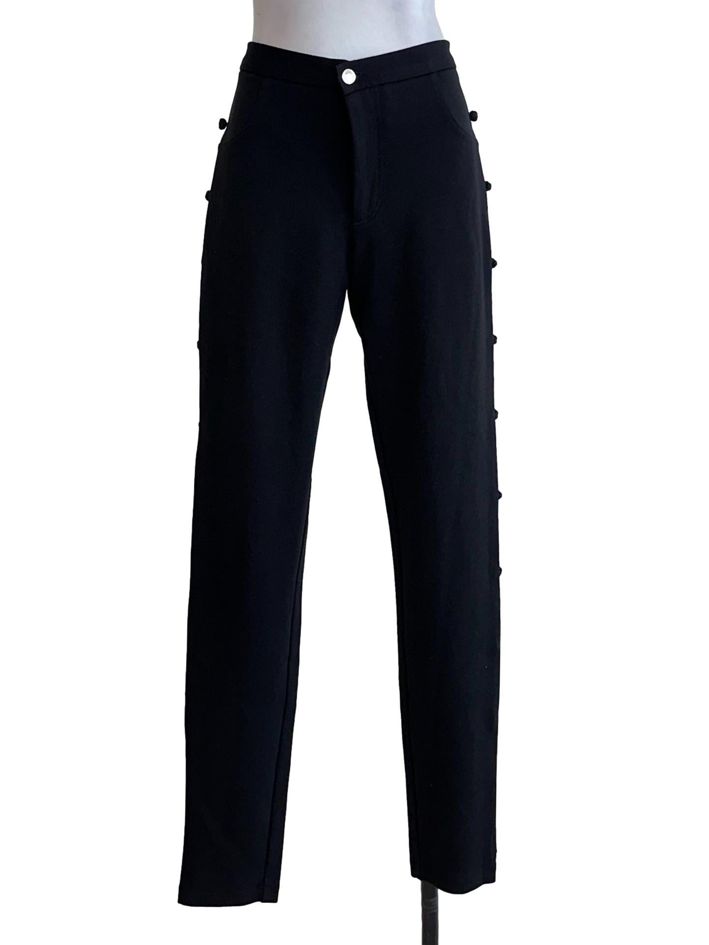 Black Plain Pants
