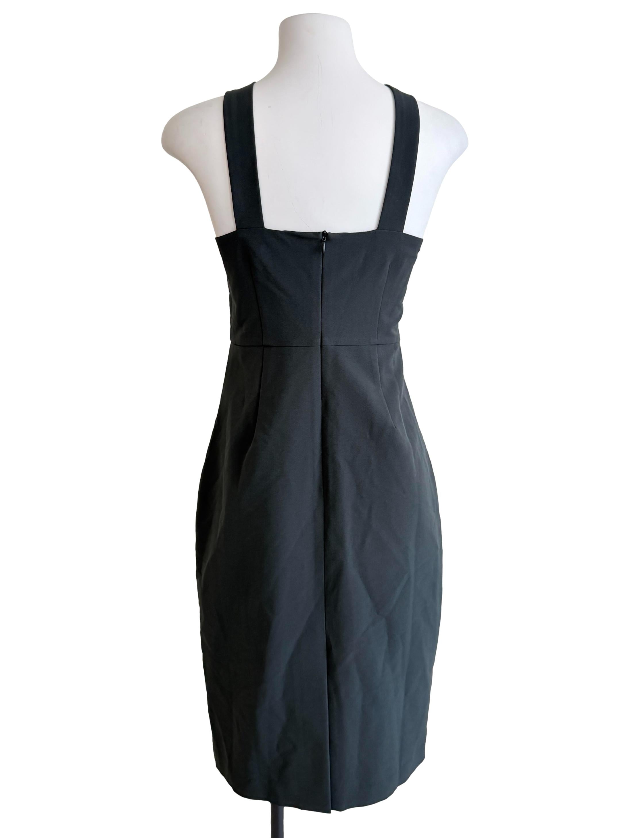 Pebble Grey Halter Neck Dress