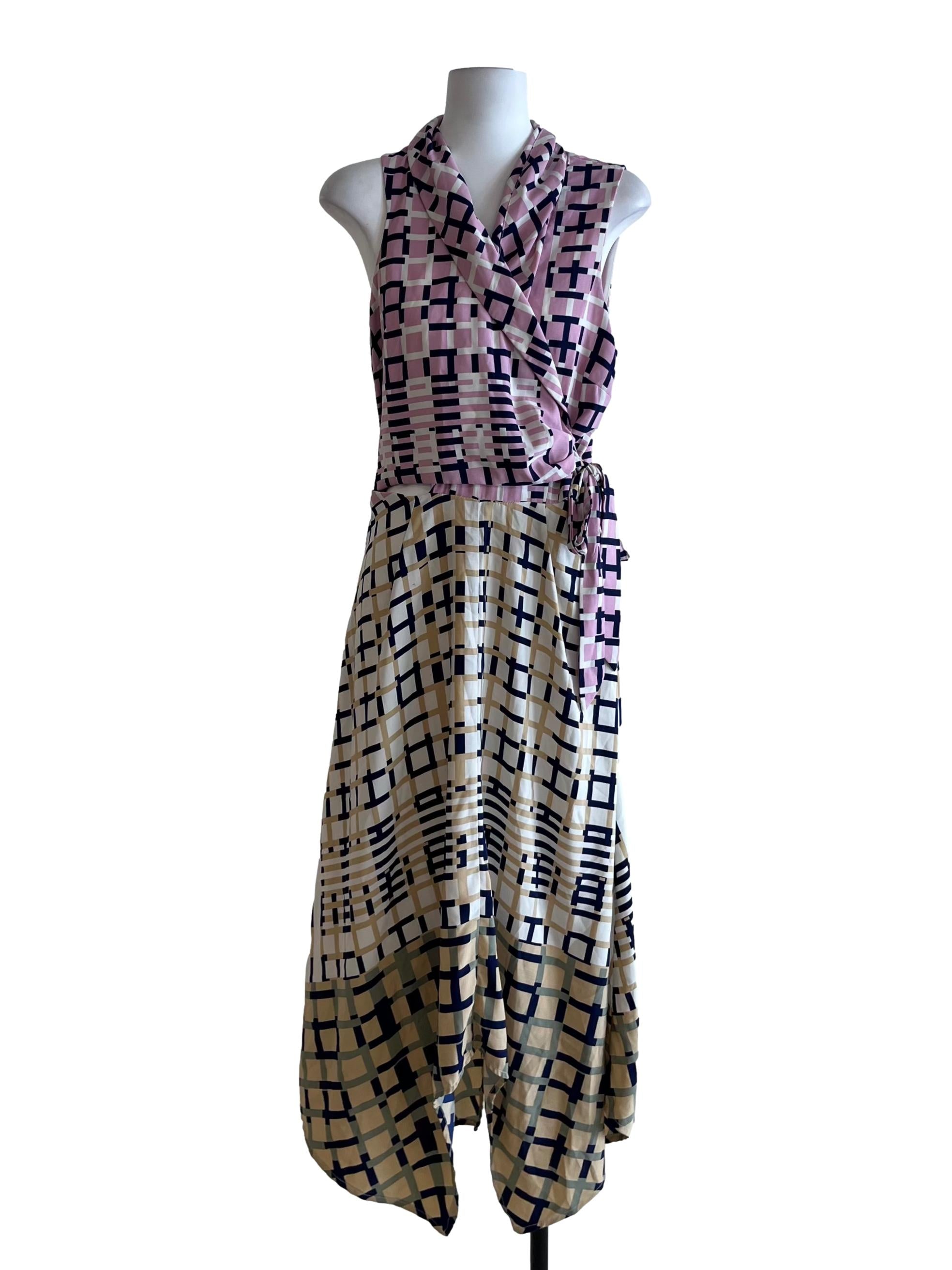 Taffy Pink Gingham A-Line Dress