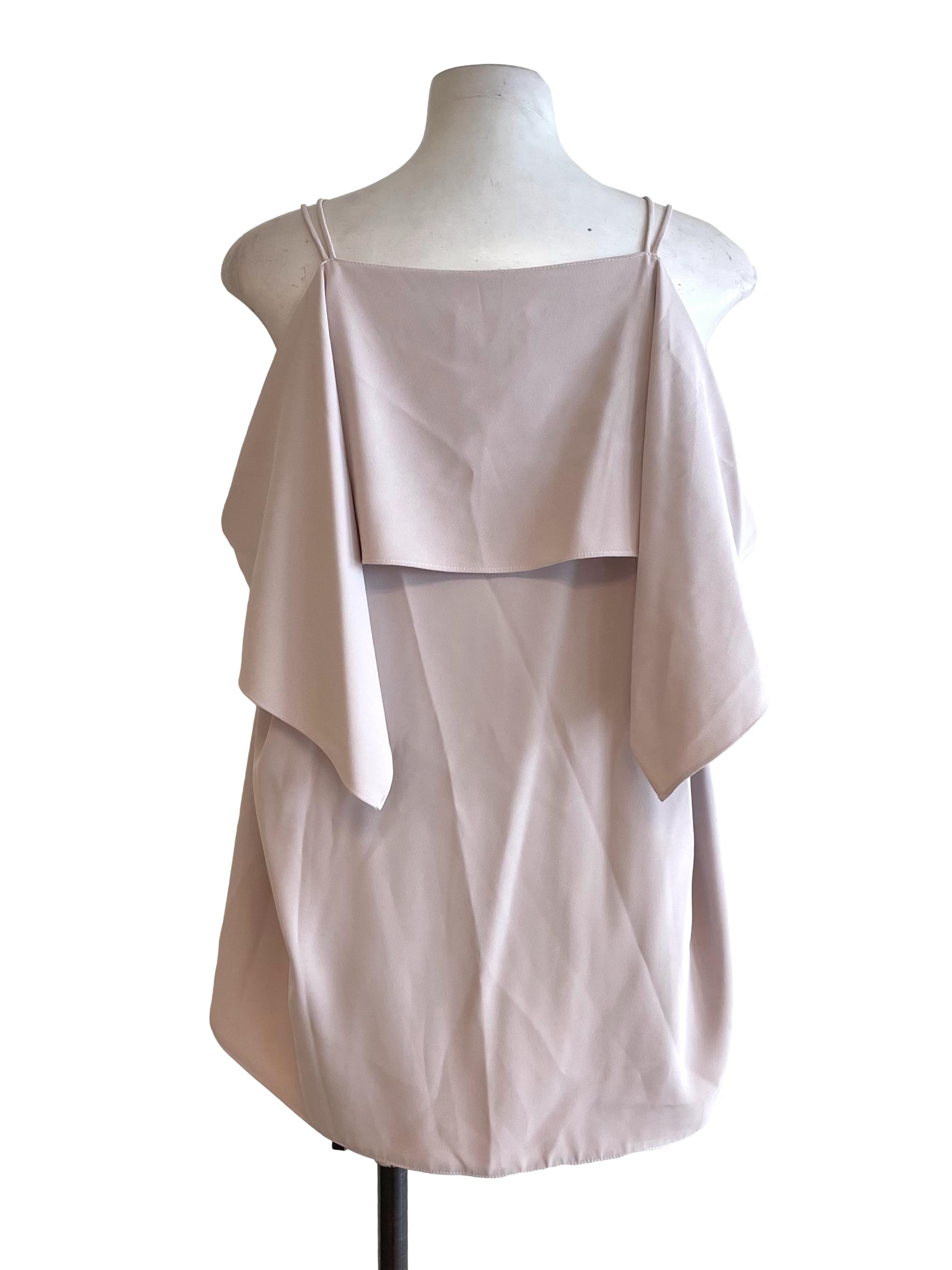 Coconut Off Shoulder Flowy Top