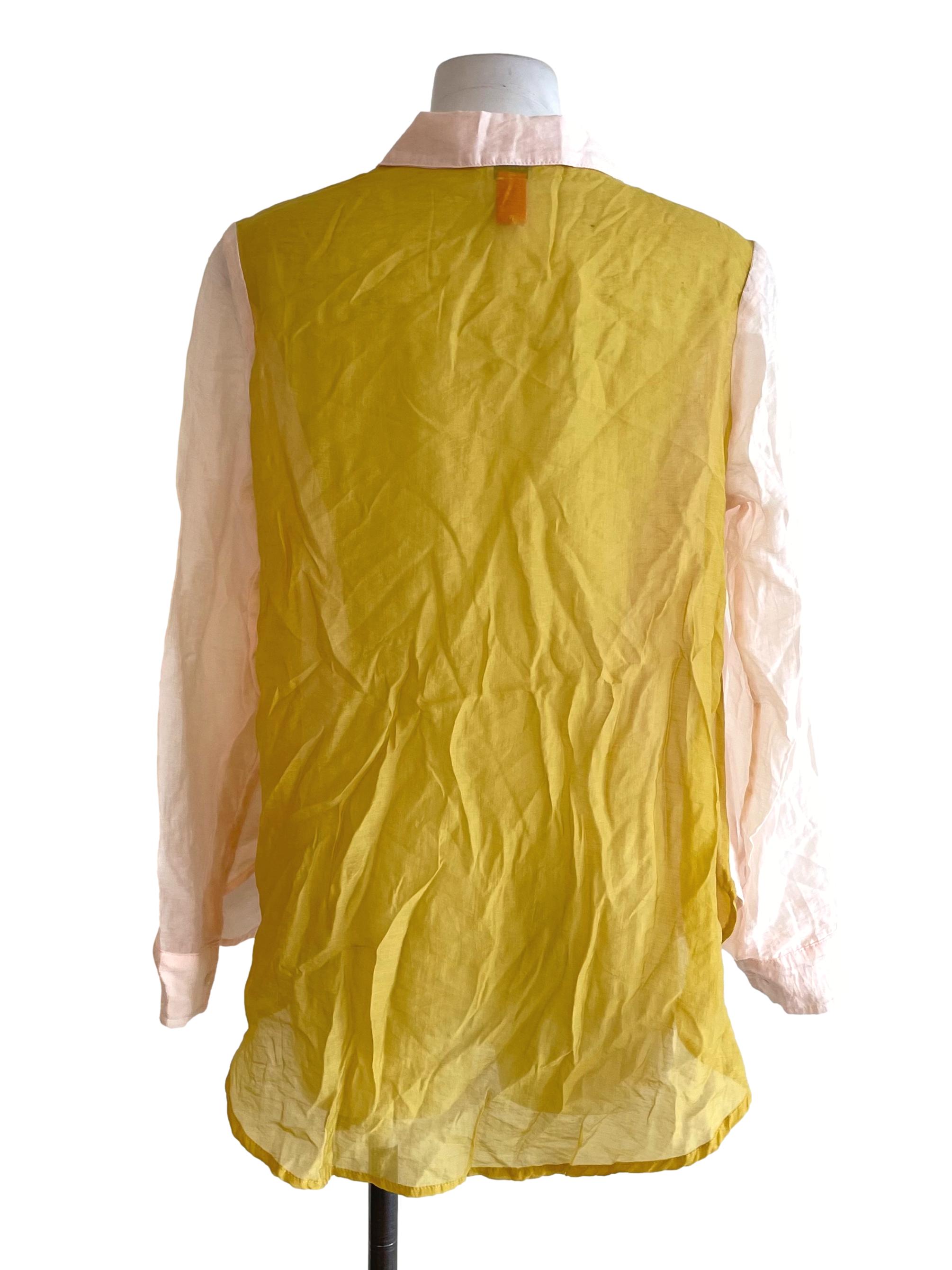 Coconut & Mustard Flowy Shirt