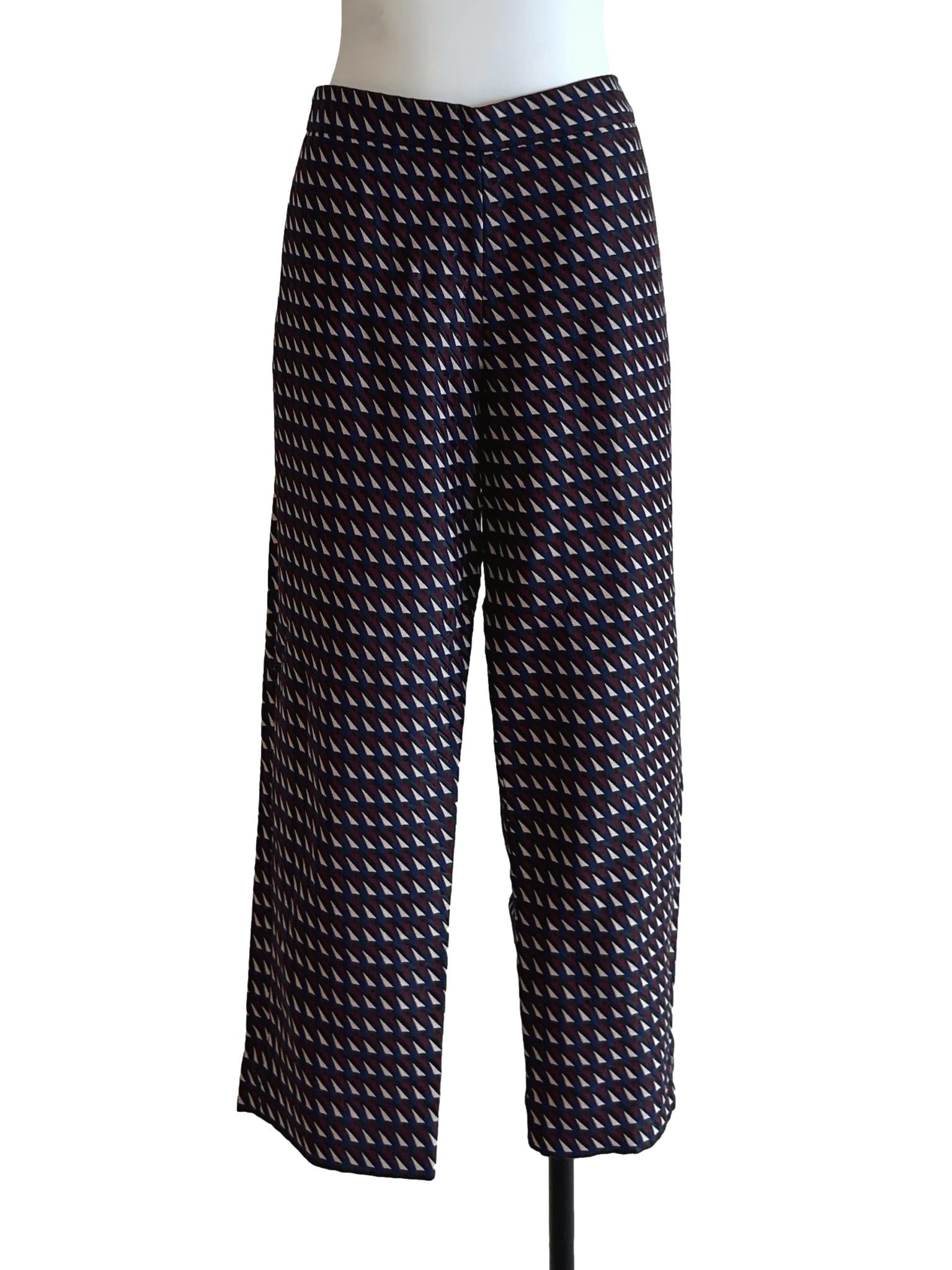 Multicolor Cropped Pants