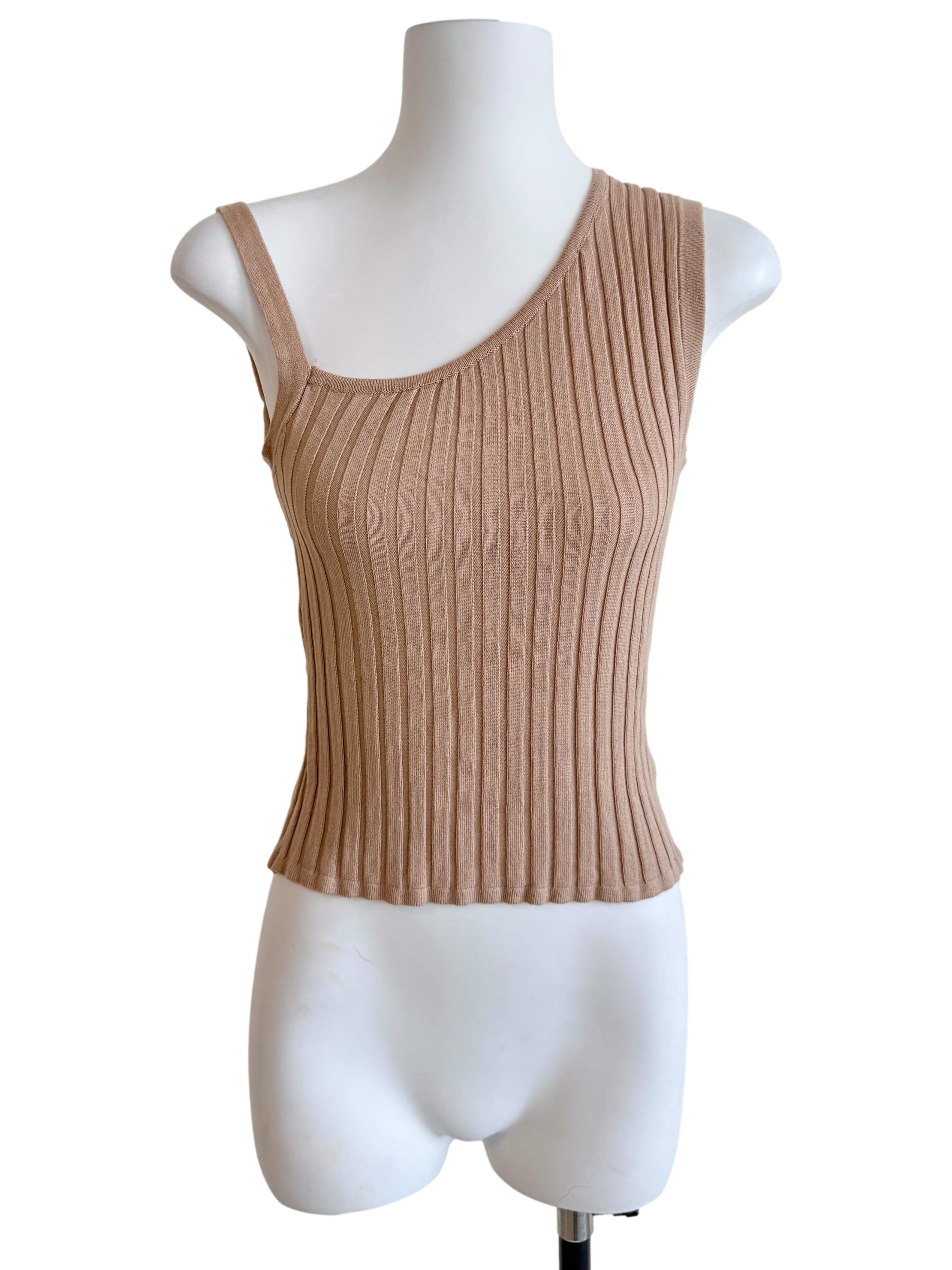 Peanut Brown Knit Top