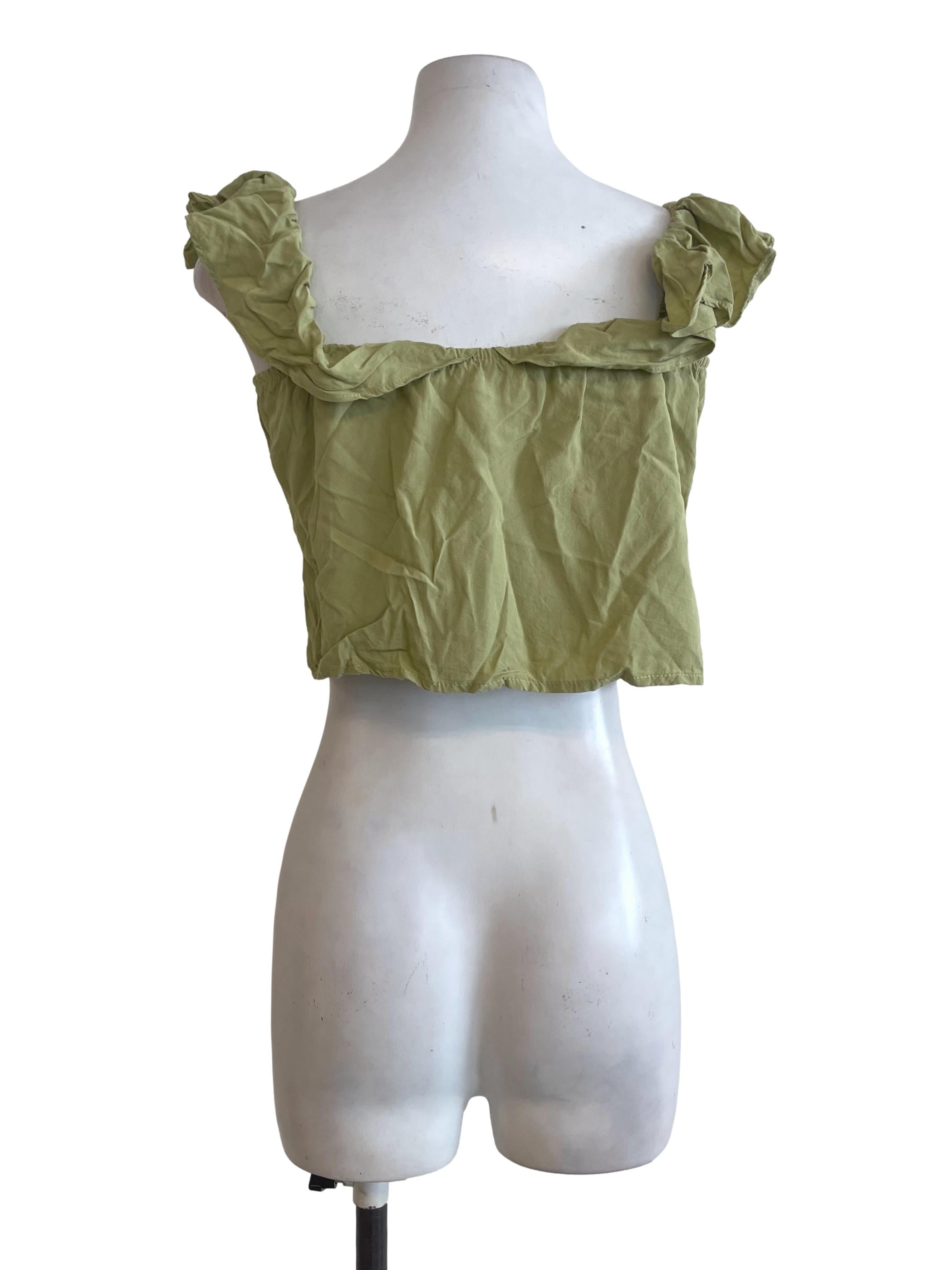 Olive Green Plain Top TEM