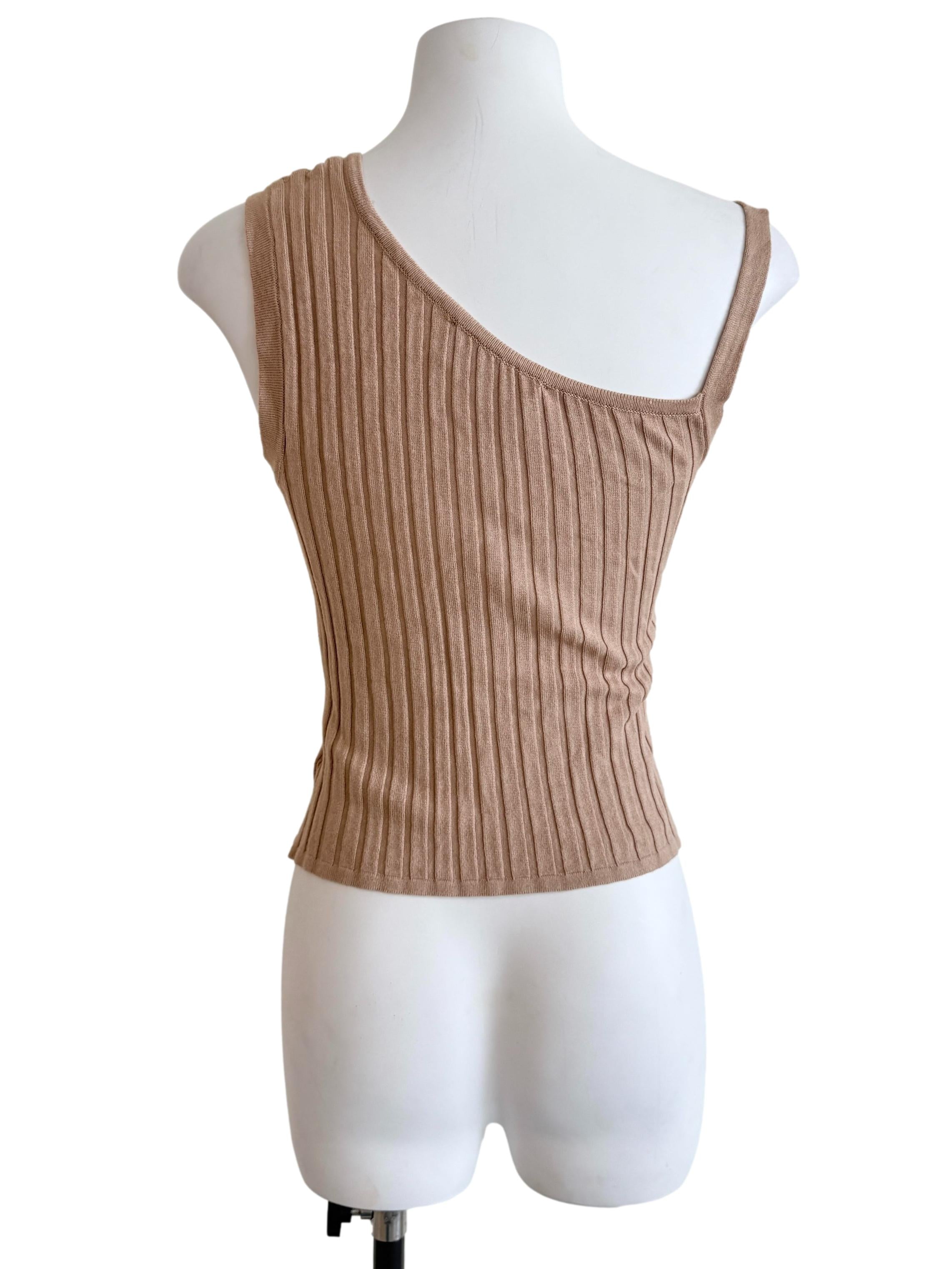 Peanut Brown Knit Top