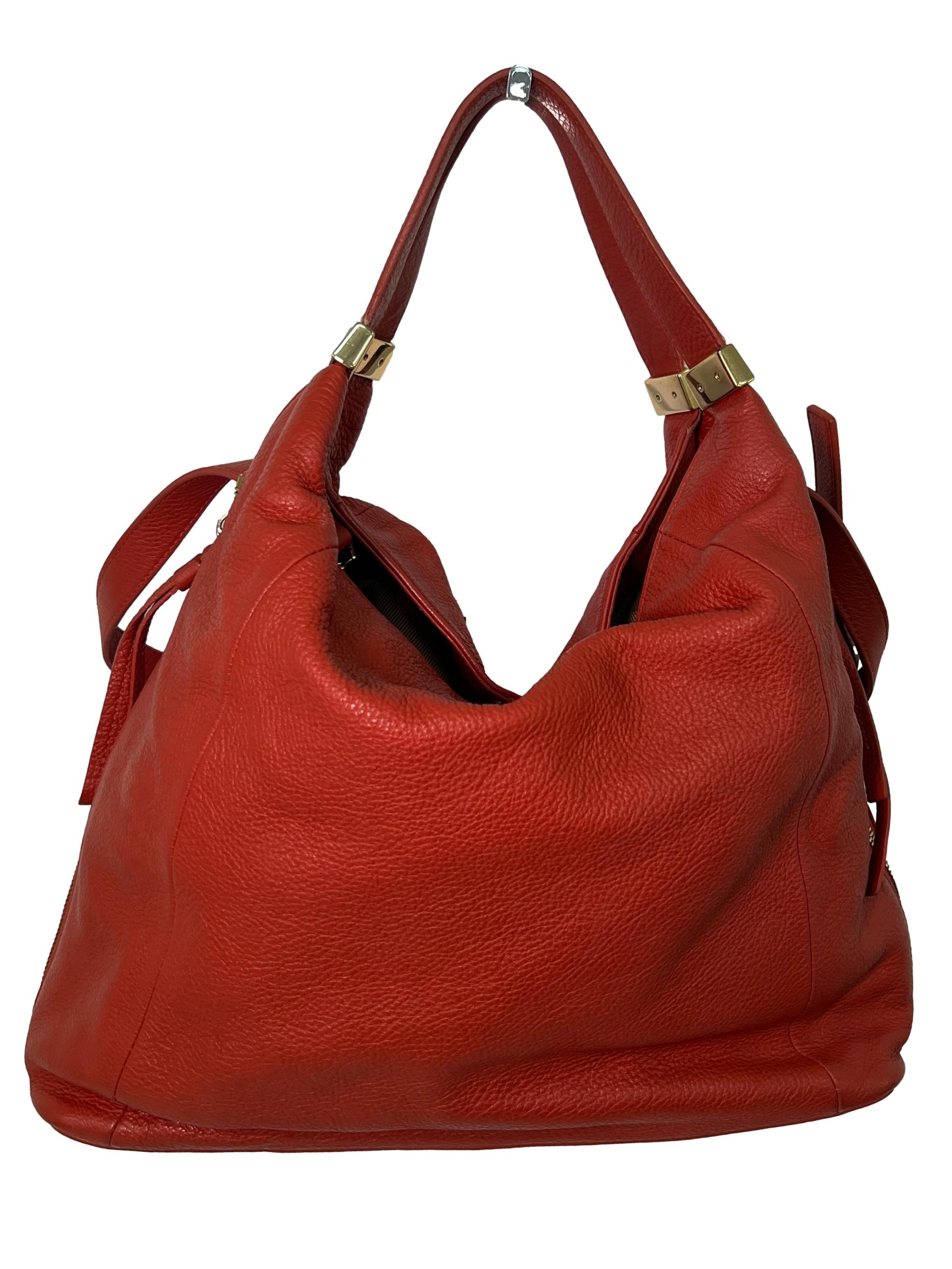 Red Leather Handbag CSN