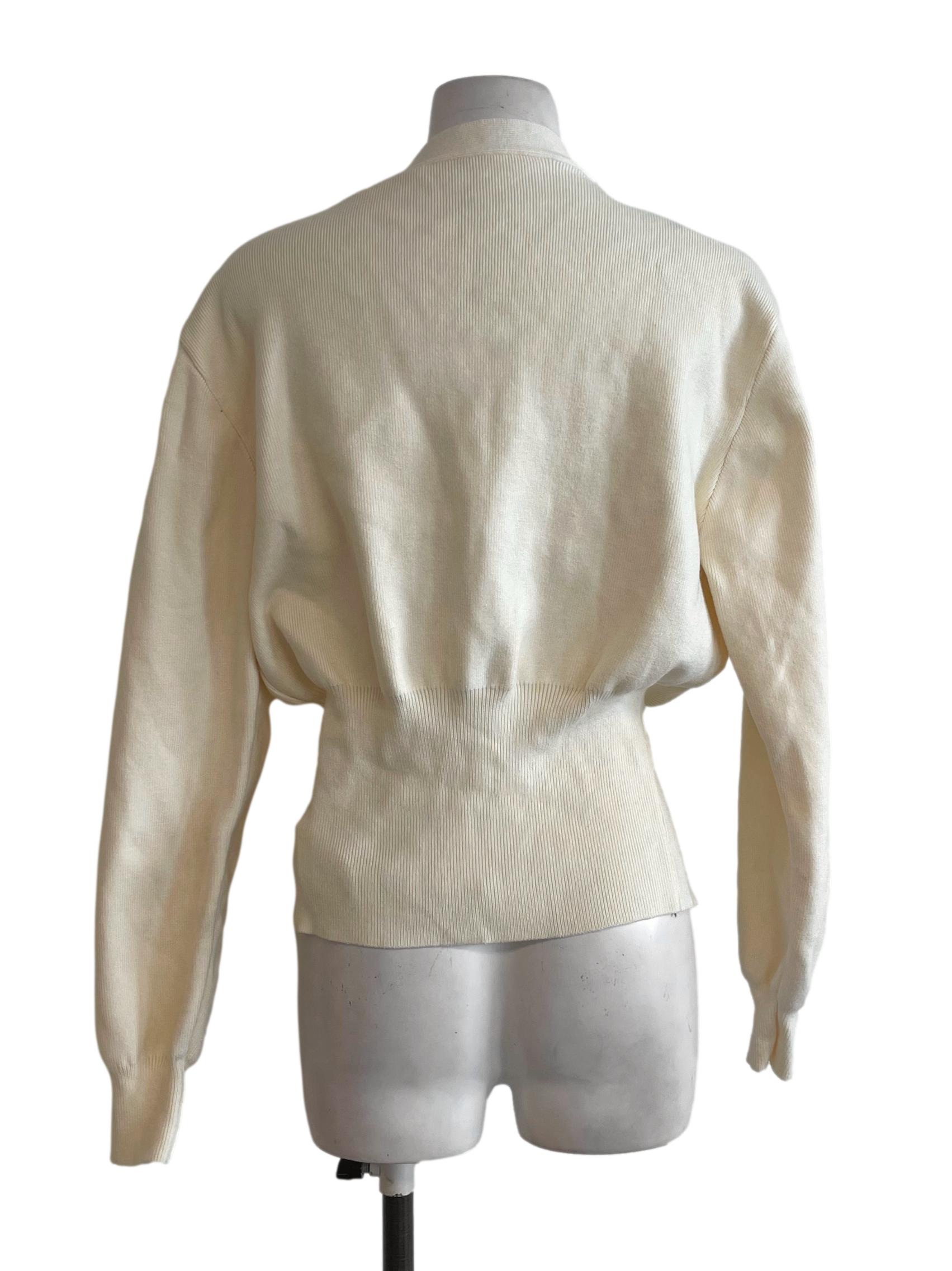 Light Yellow Plain Cardigan