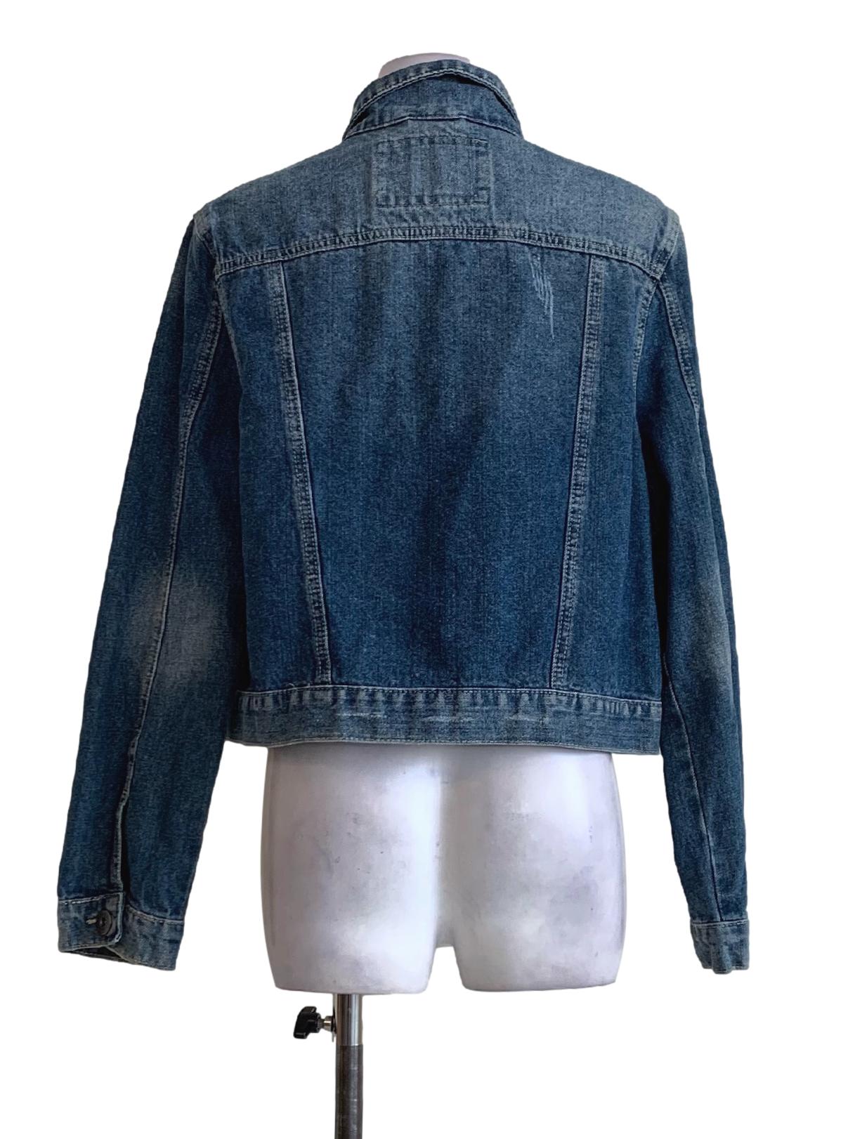 Denim Blue Button Up Jeans Jacket