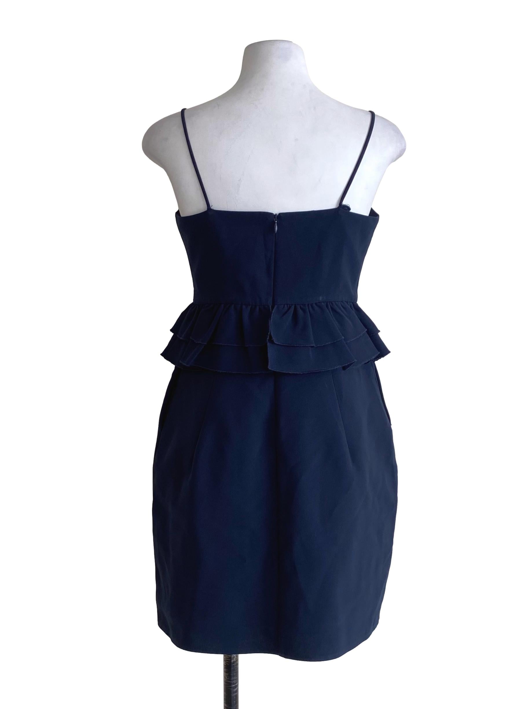 Dark Navy Blue Sun Dress LB