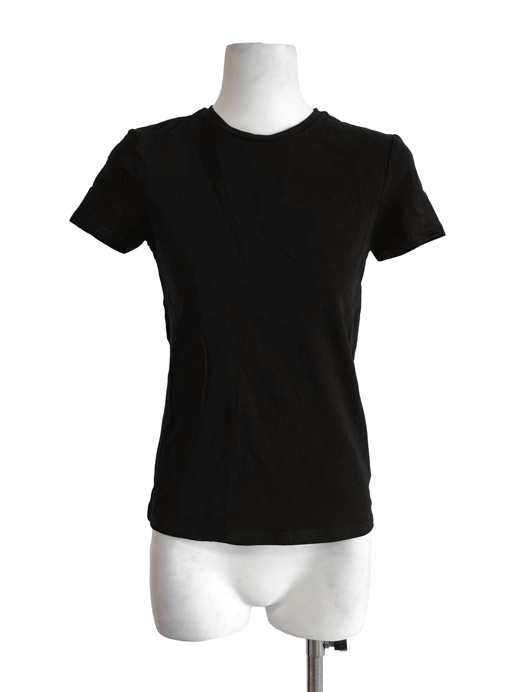 Black Classic Crew Neck Tee OSN