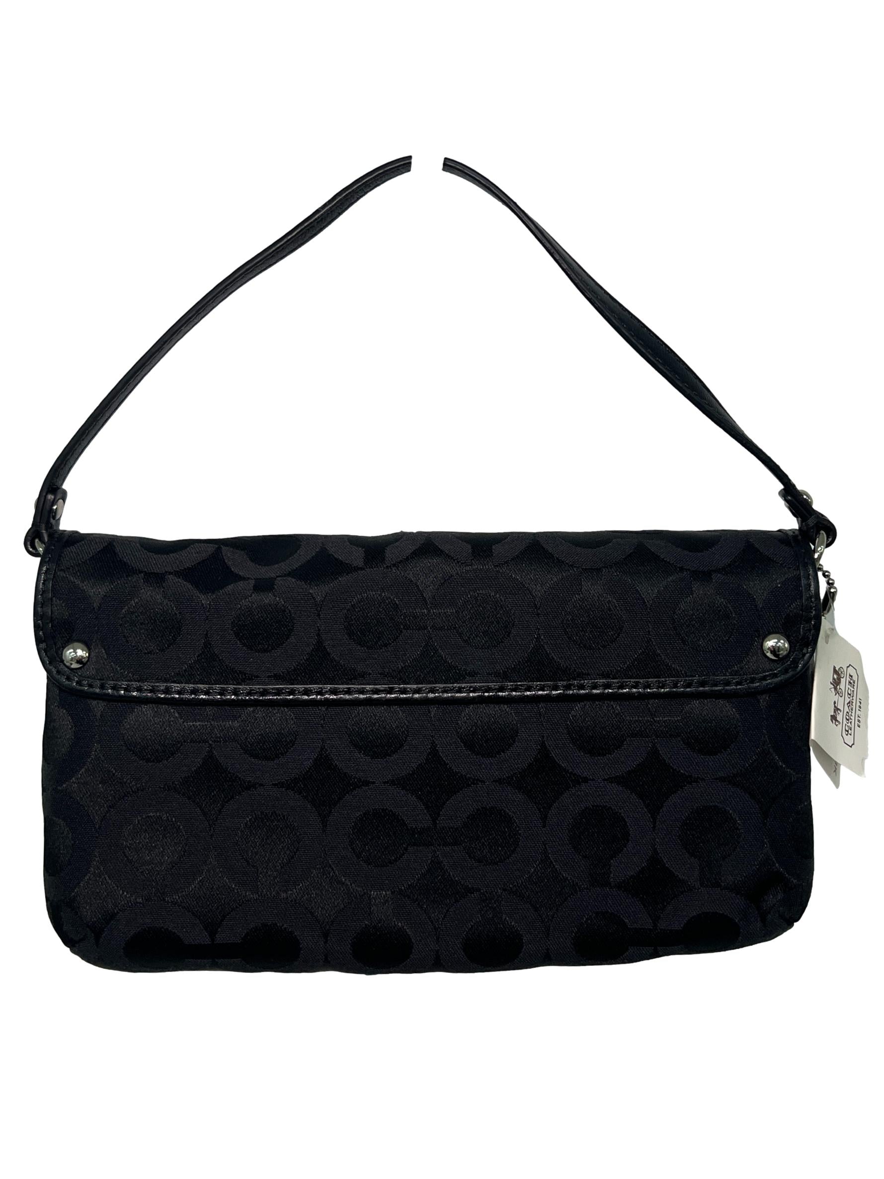 Black Nylon Coach Clutch CSN