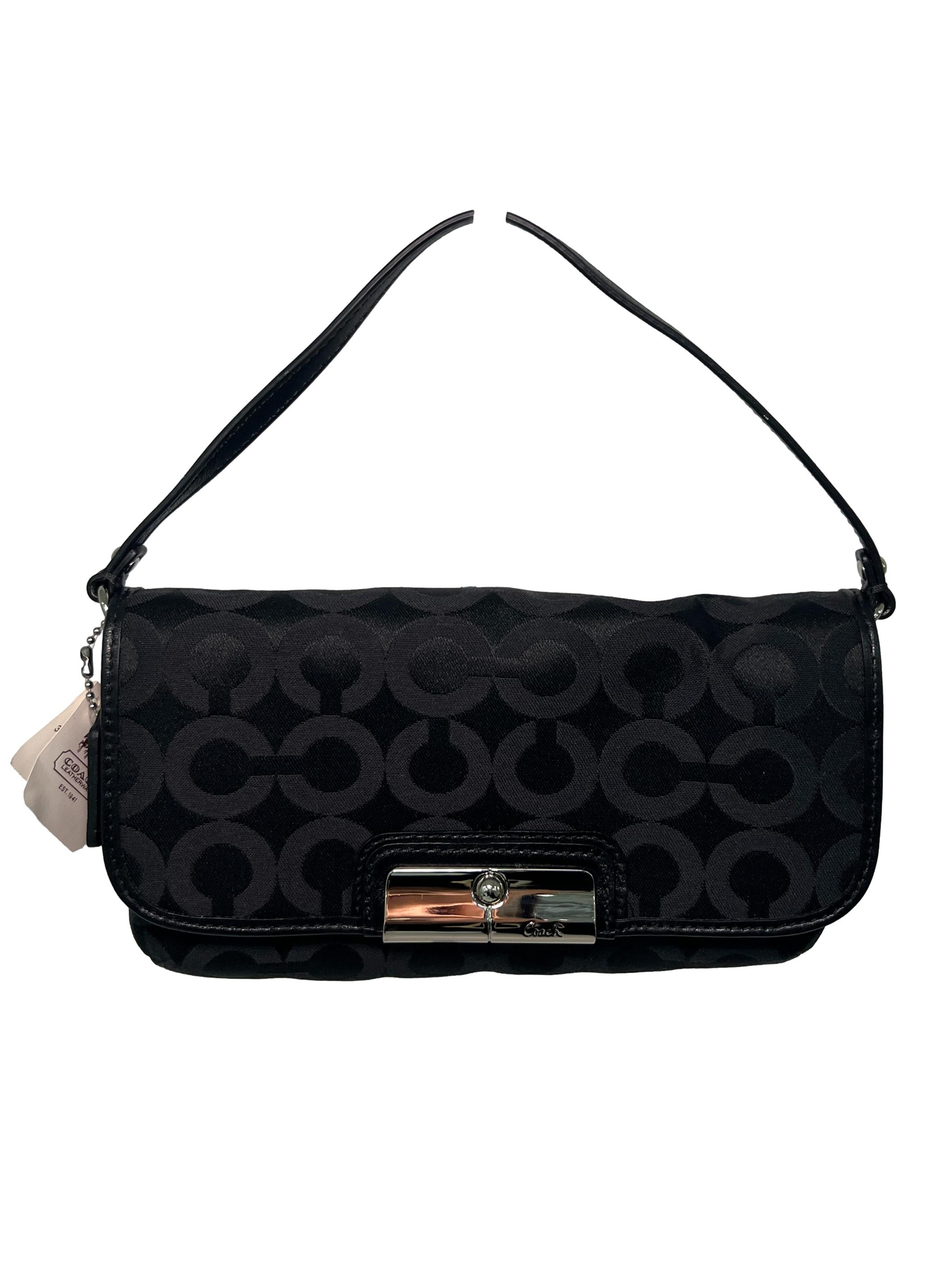 Black Nylon Coach Clutch CSN