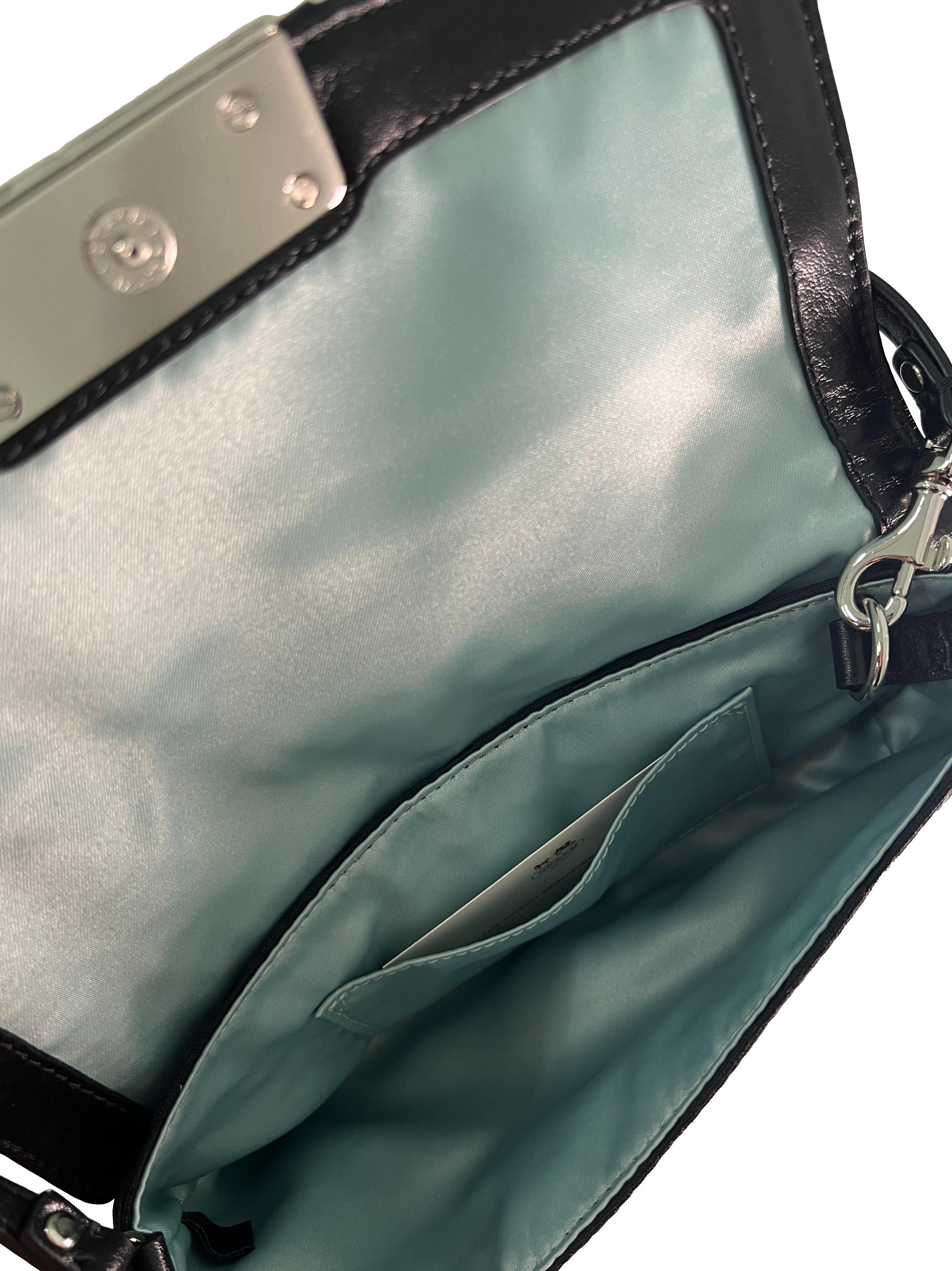Black Nylon Coach Clutch CSN