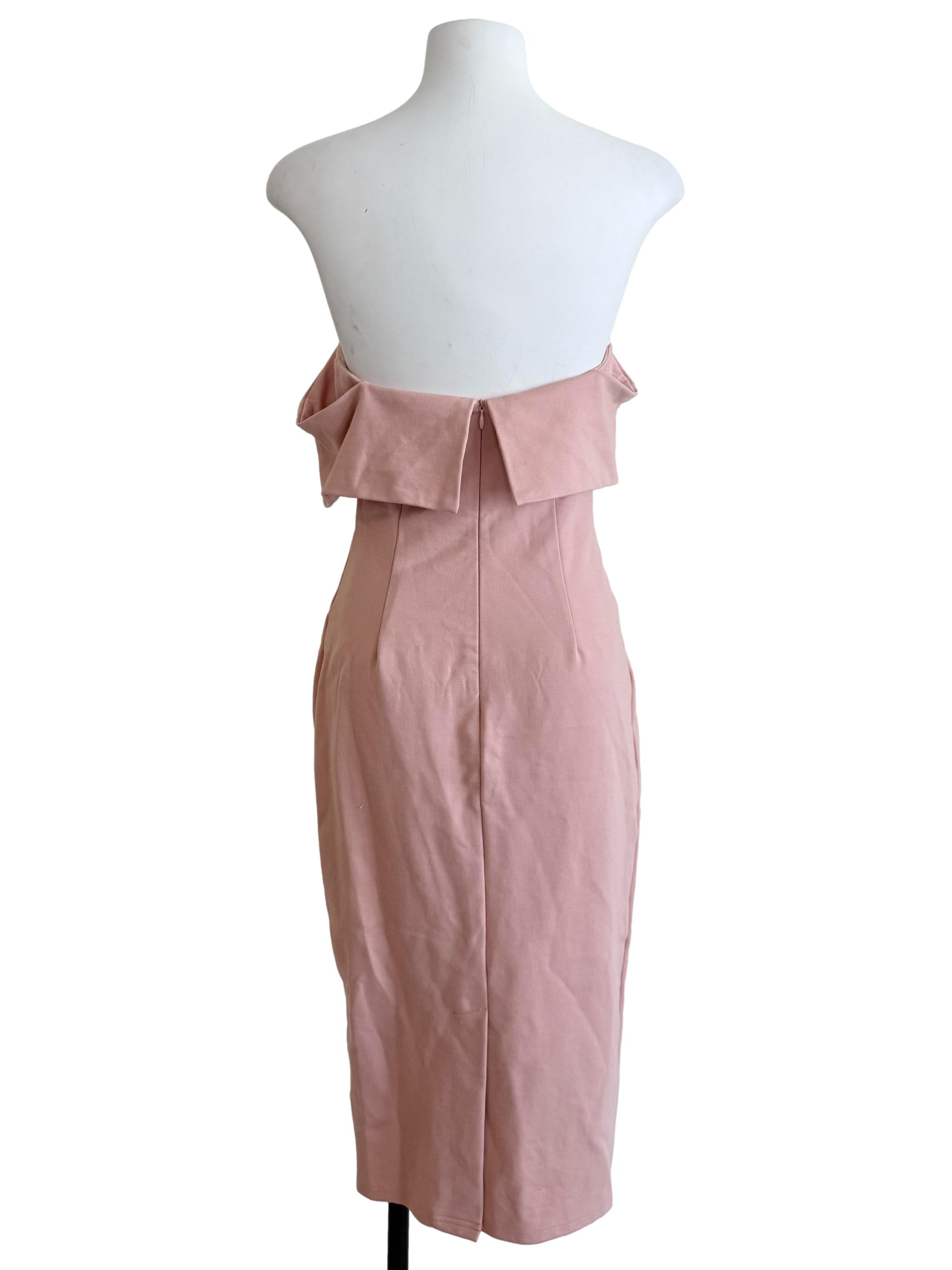 Flamingo Pink Sheath Dress