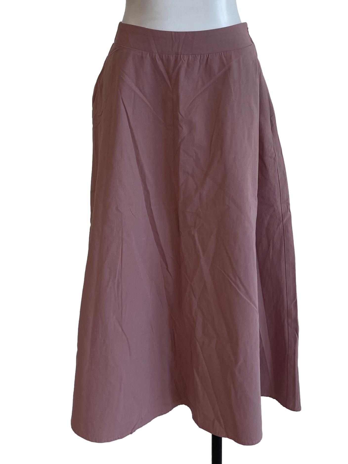 Dusty Pink Cotton Skirt