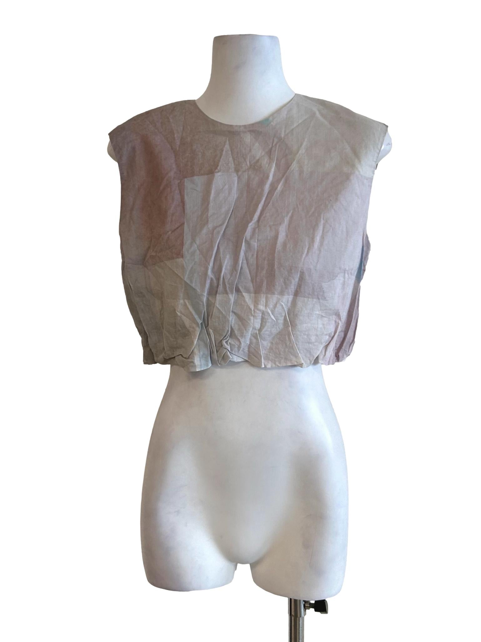 Frame Smocked Crop Top OSN