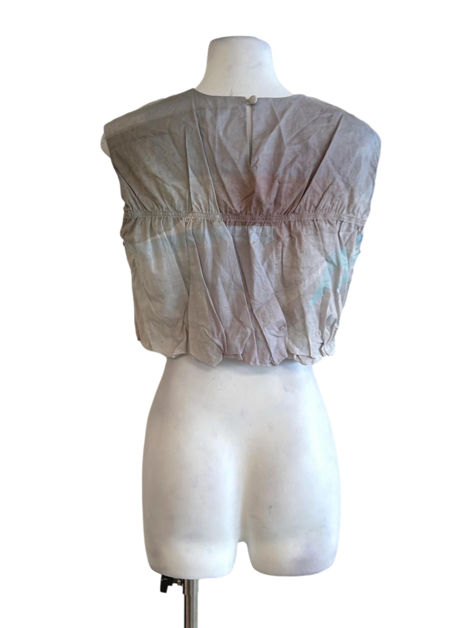 Frame Smocked Crop Top OSN