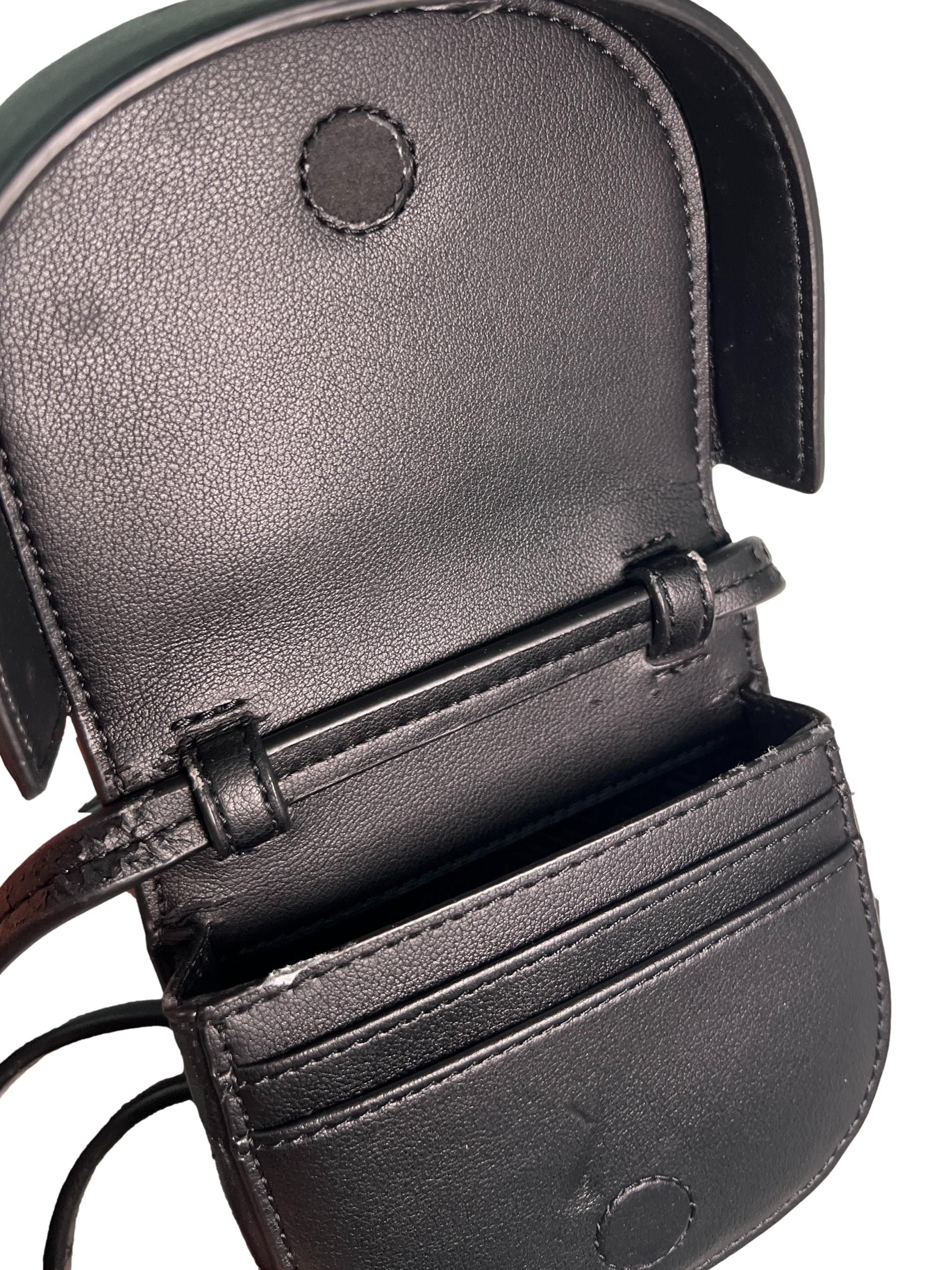 Black Leather Love Moschino Mini Bag CSN