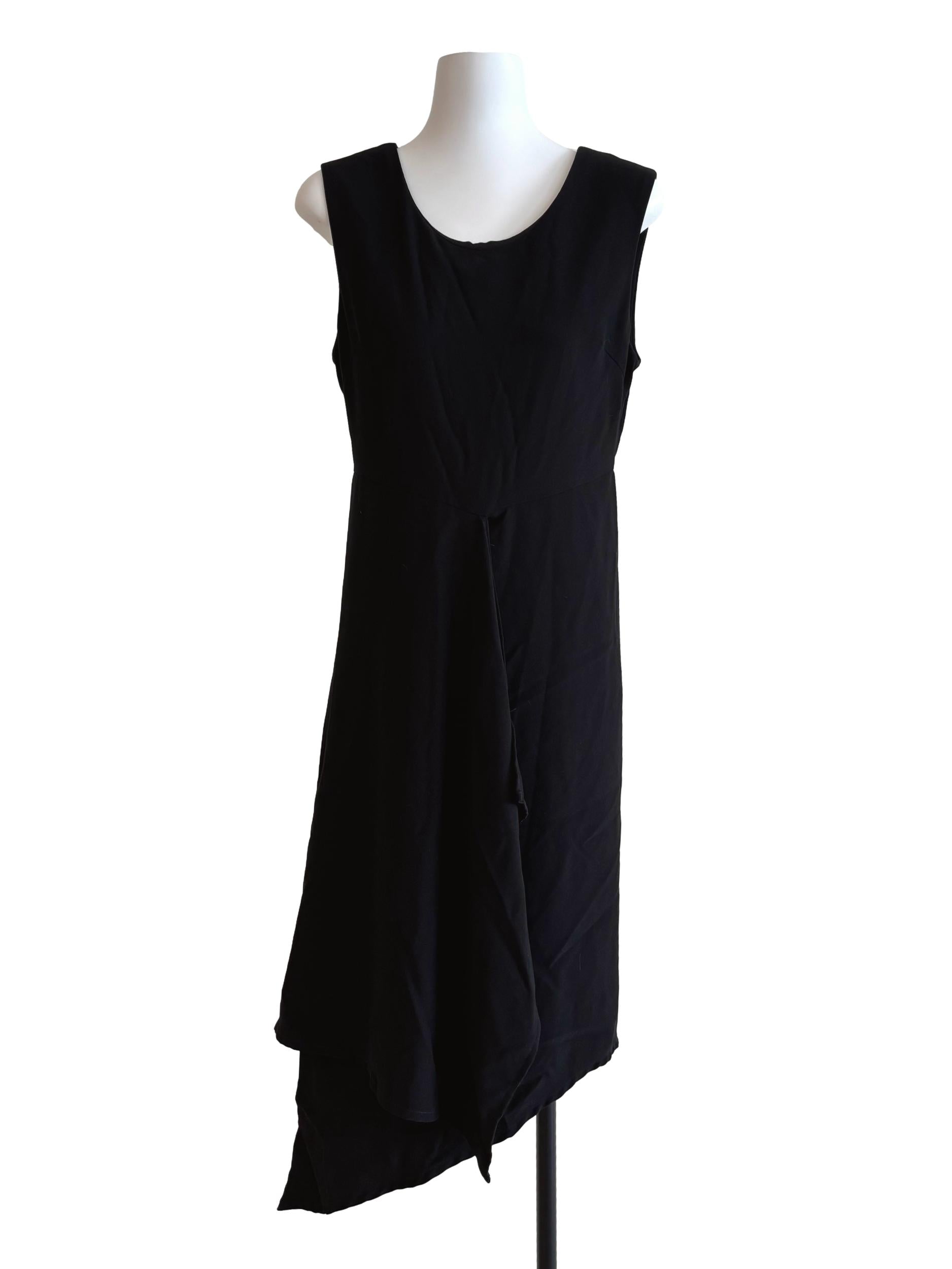Rich Black Empire Dress