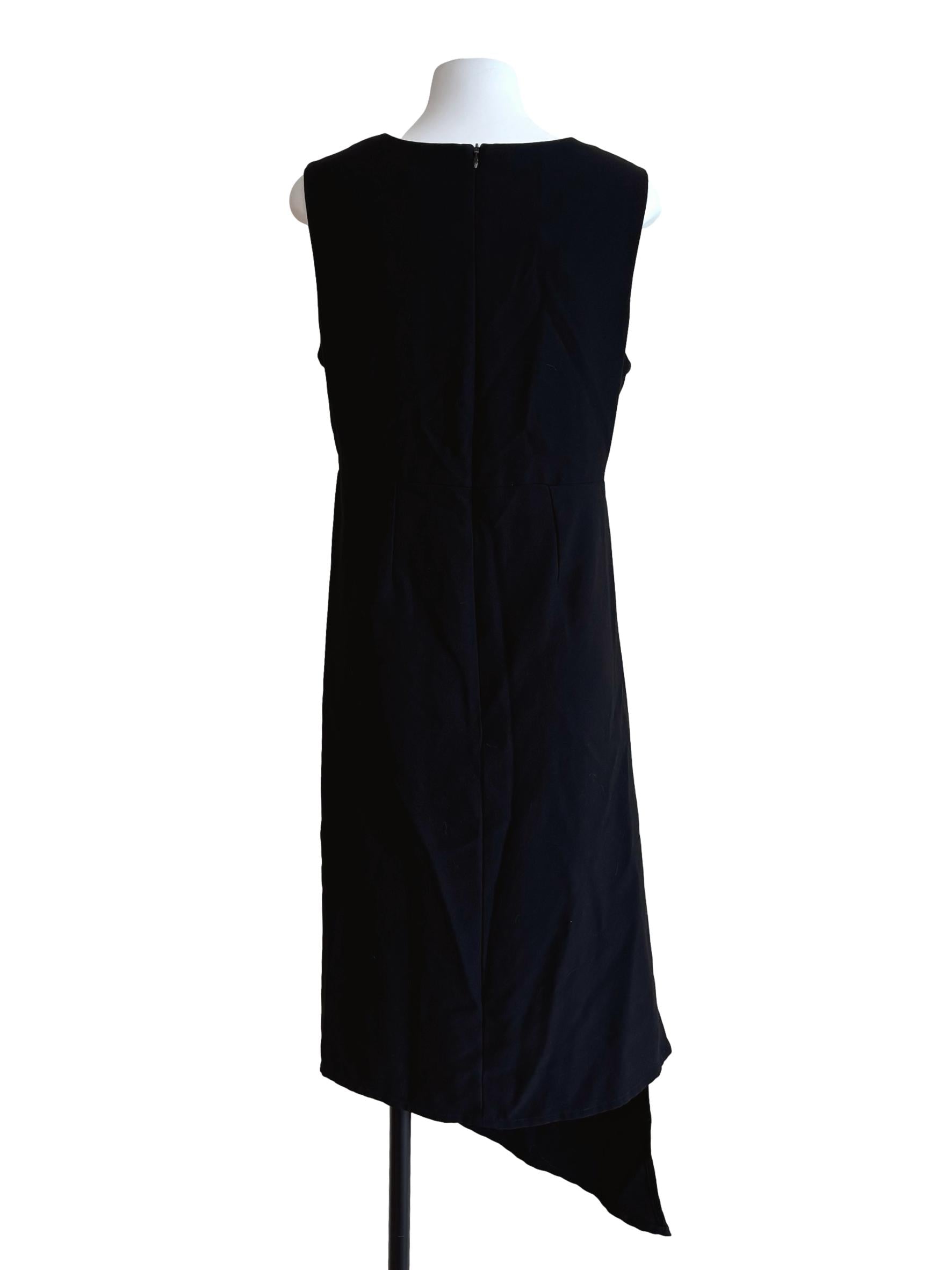 Rich Black Empire Dress