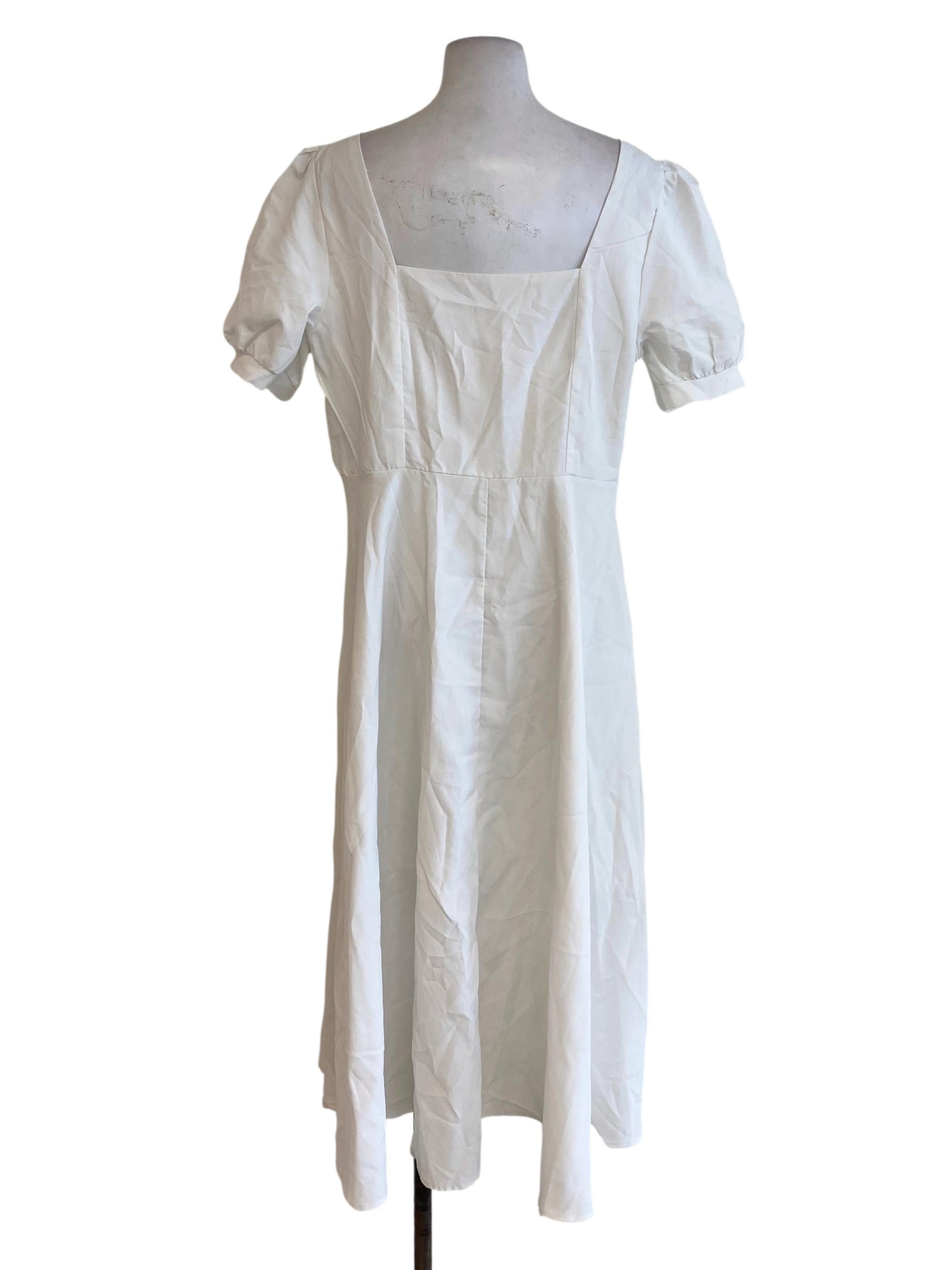 White Empire Dress