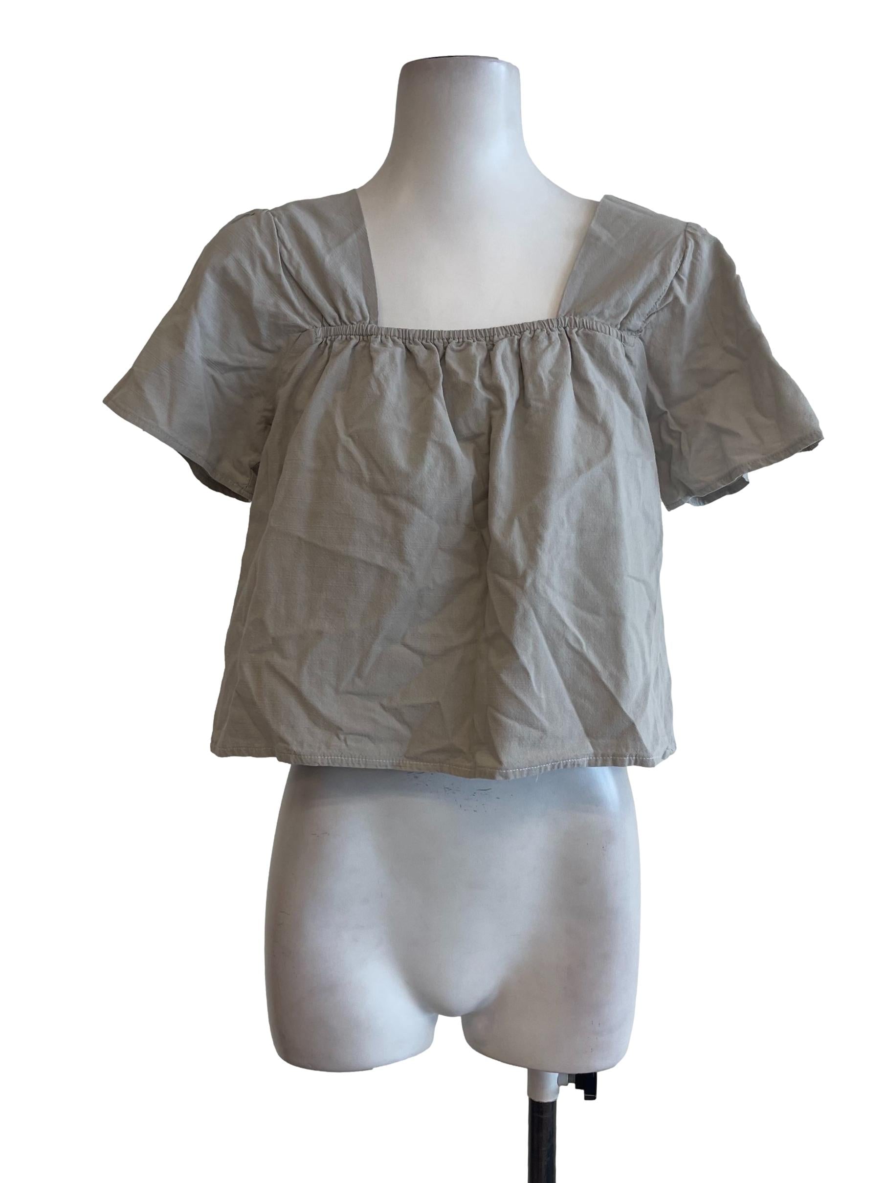 Light Grey Plain Top