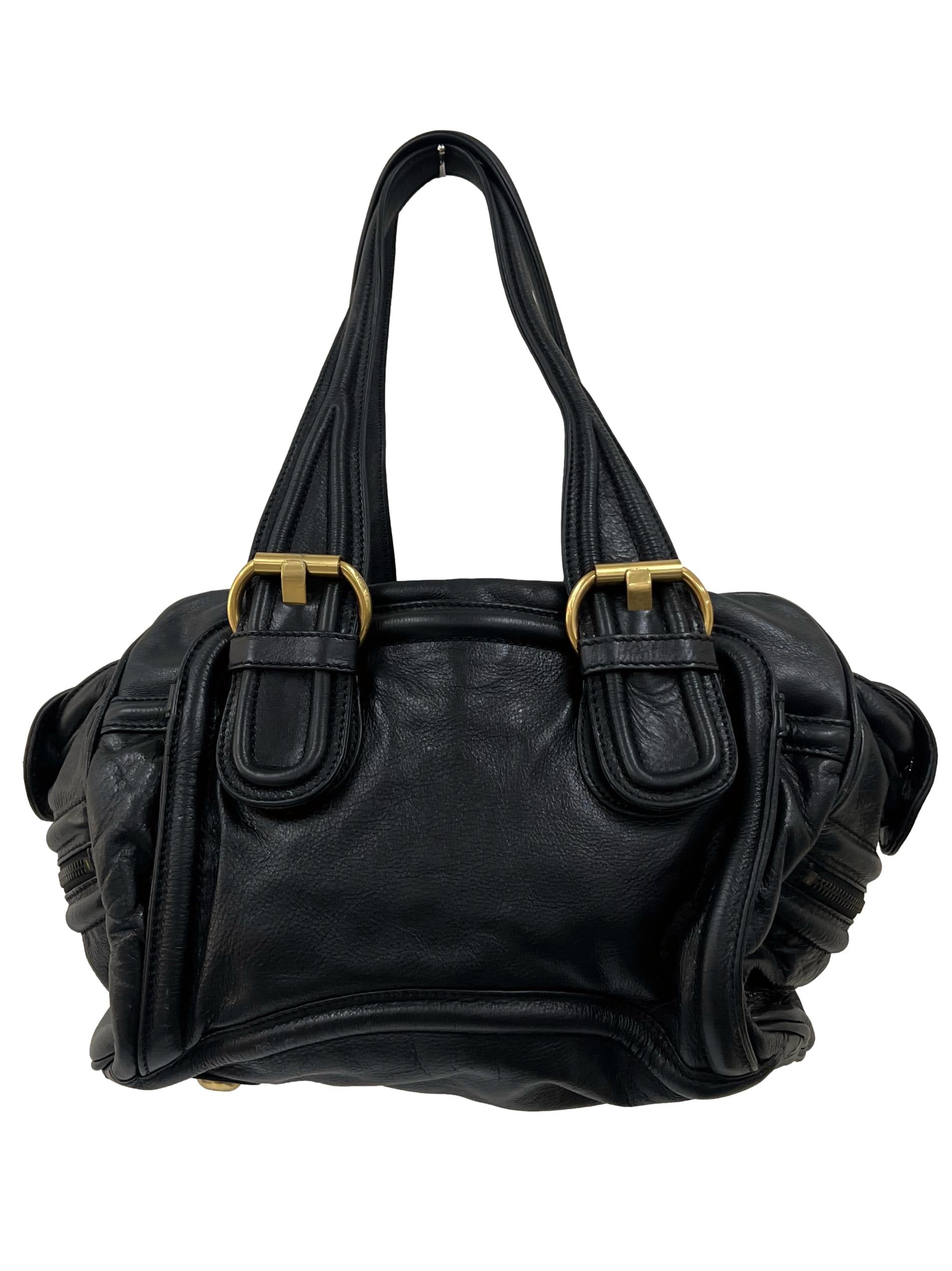 Black Bombay Satchel