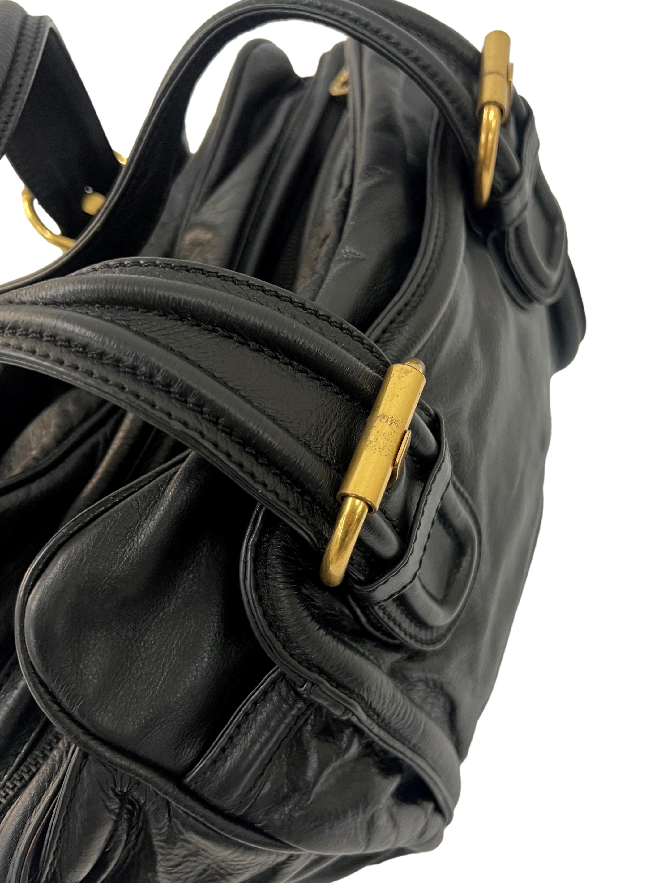 Black Bombay Satchel