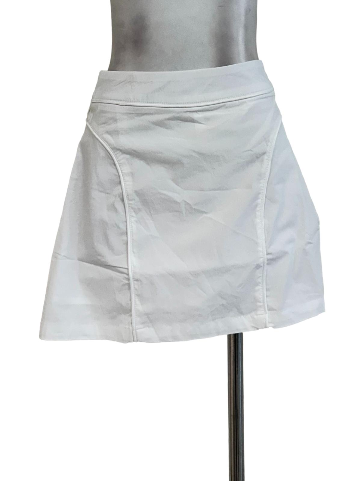 White Plain Skort