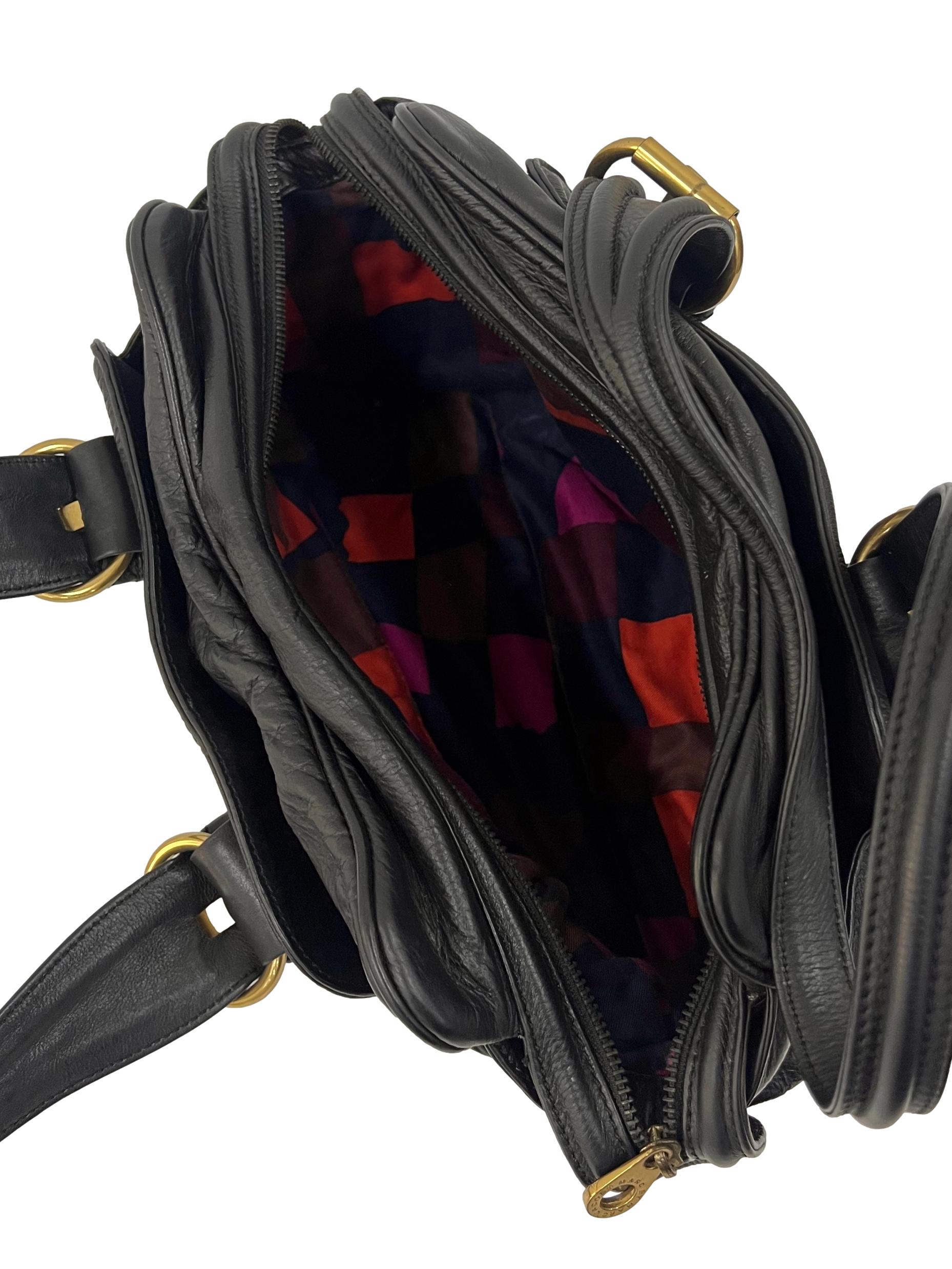 Black Bombay Satchel